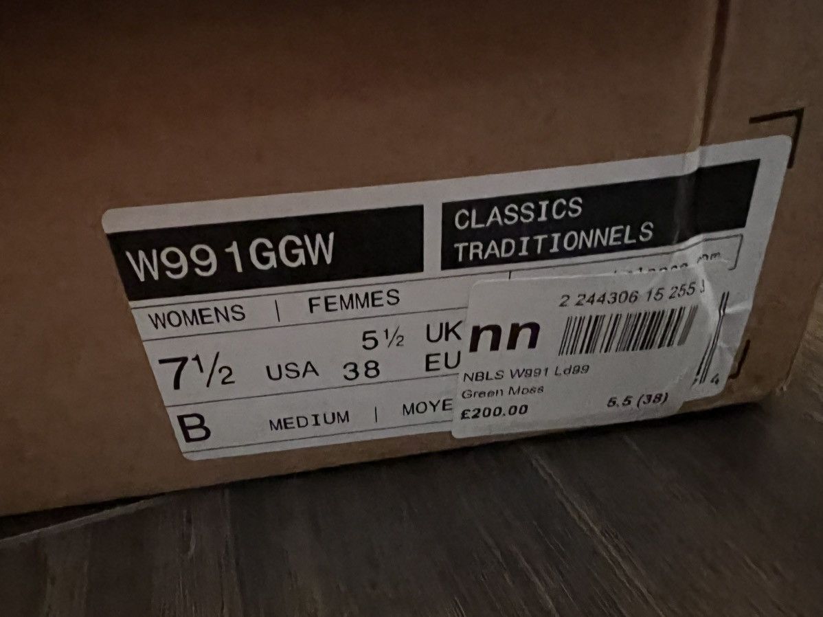 New Balance New Balance 991 Made In England Green Moss 7.5US W Size US 7.5 / IT 37.5 - 20 Thumbnail