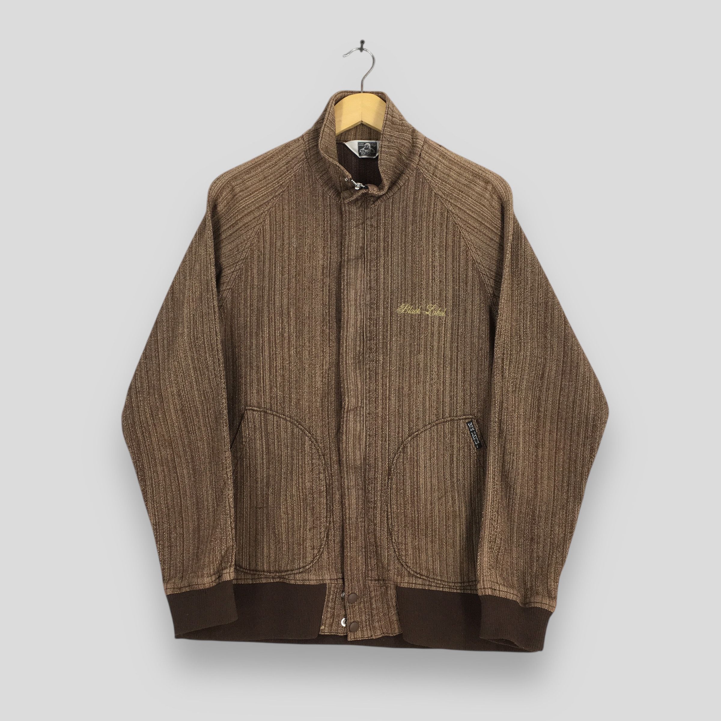 Ben Davis Vintage 1990s Ben Davis Brown Herringbone Jacket M Size US M / EU 48-50 / 2 - 1 Thumbnail