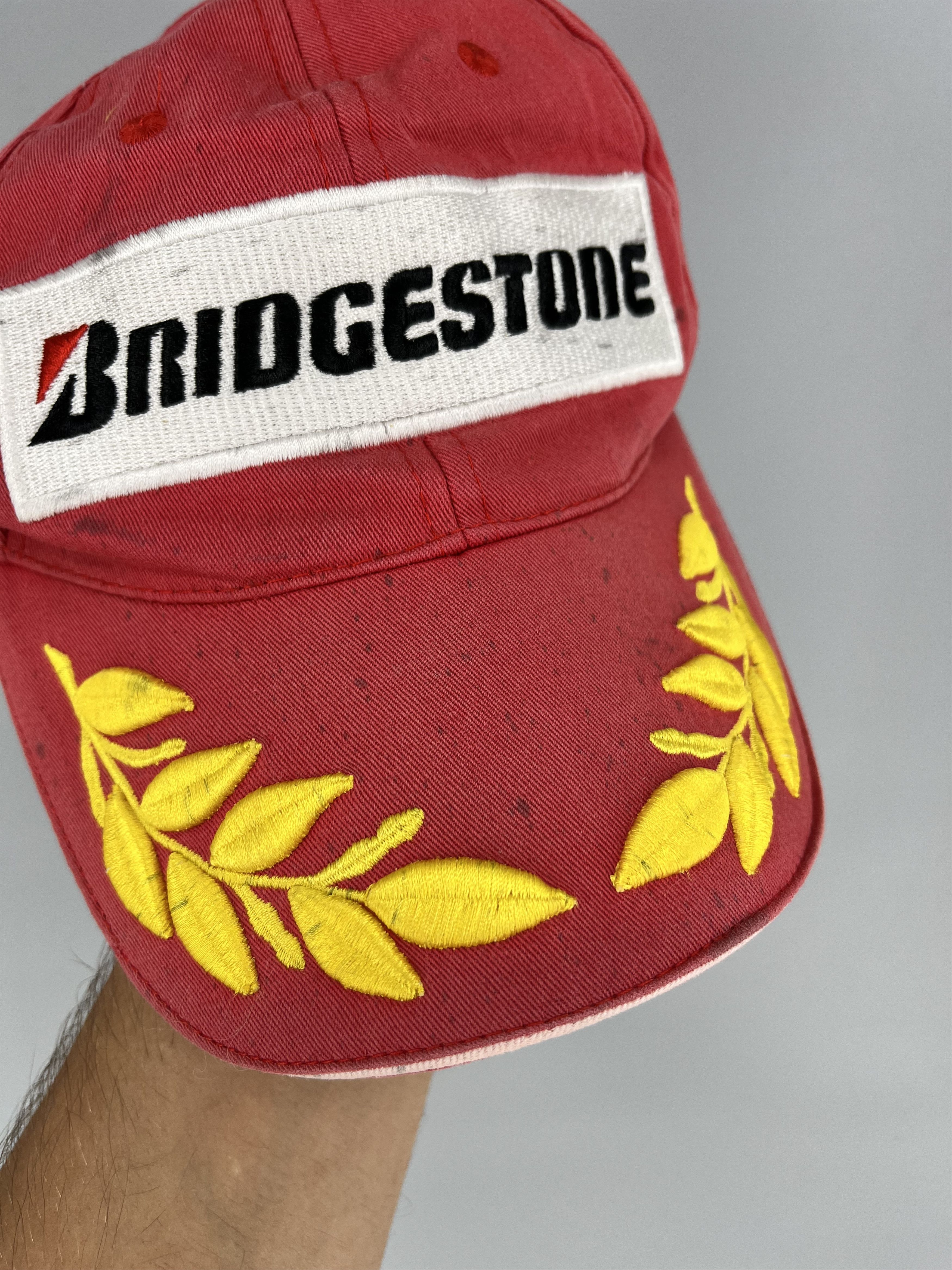 Vintage Vintage y2k Bridgestone Cap Hat Michael Schumacher F1 Size ONE SIZE - 6 Thumbnail