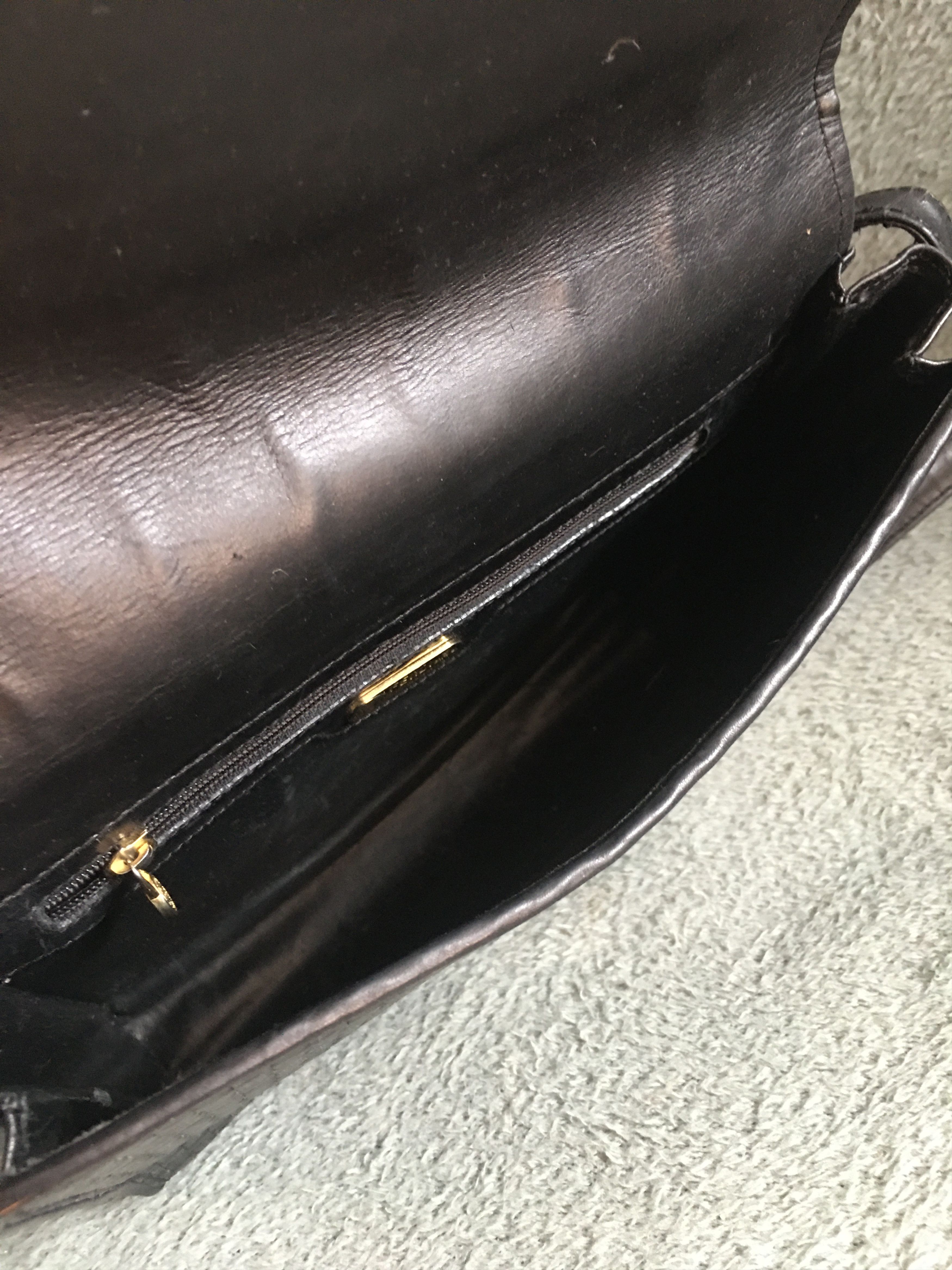 Fendi FENDI Vintage Black Braided Leather Crossbody Shoulder Bag Size ONE SIZE - 12 Thumbnail