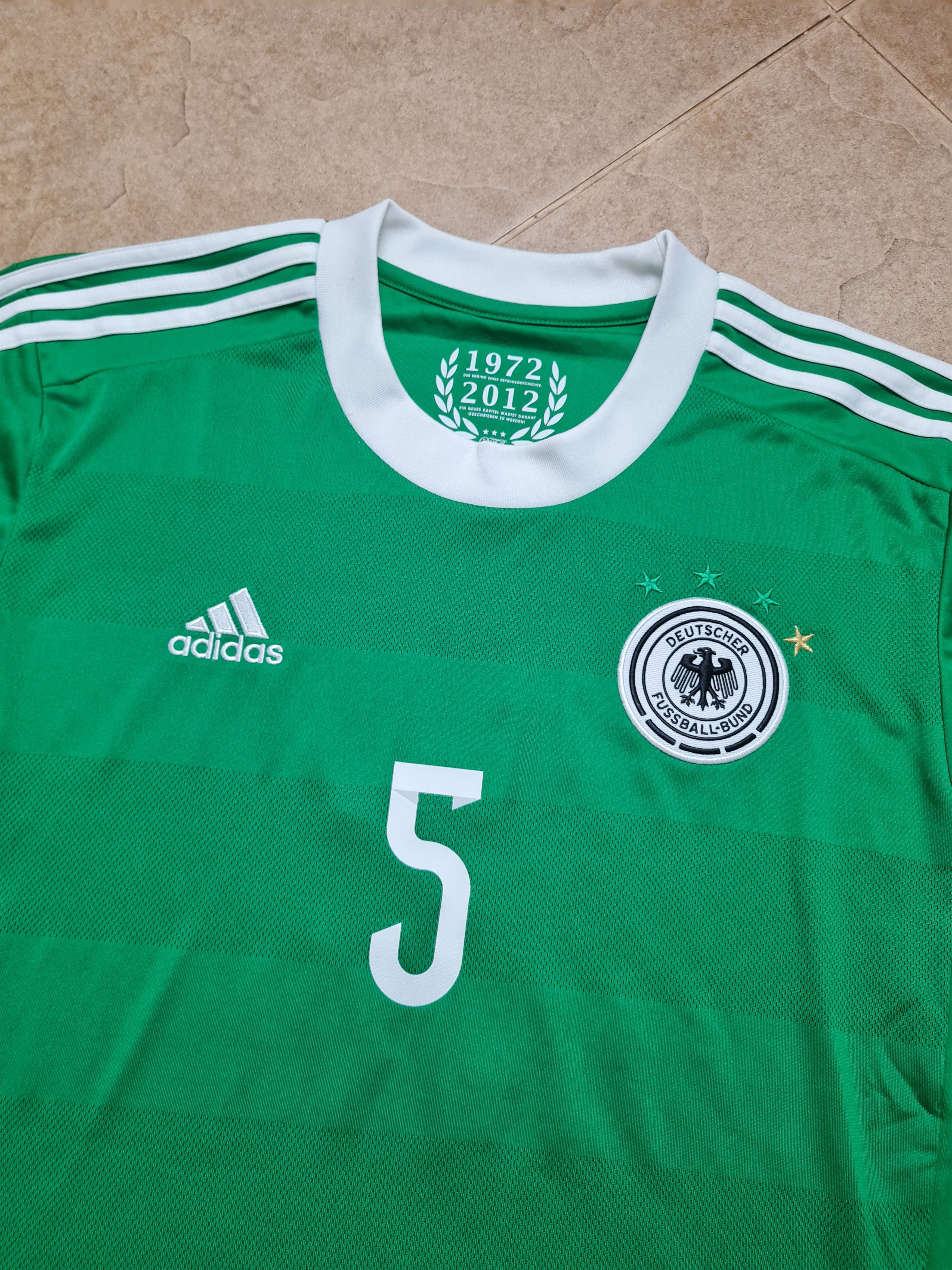 Adidas Adidas Germany Deutschland #5 Hummels MINT football Shirt Size US XL / EU 56 / 4 - 14 Thumbnail