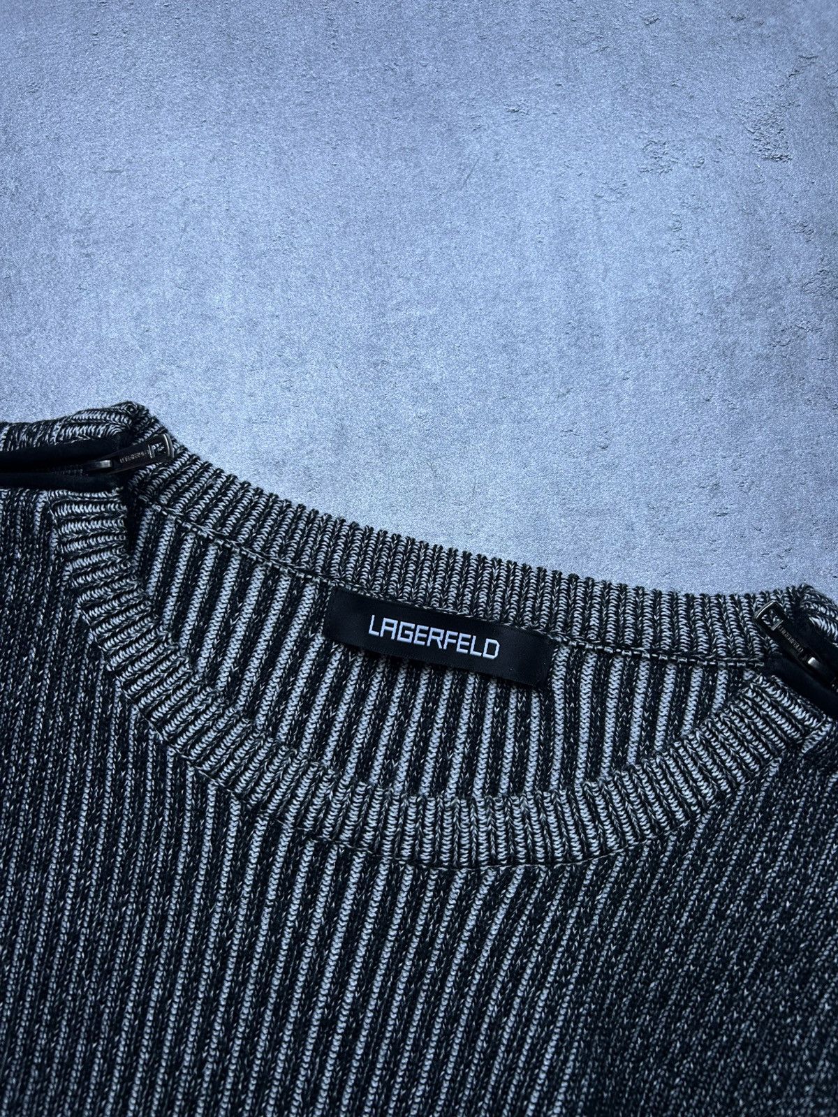 Karl Lagerfeld Lagerfeld Opium Style Knitwear Japan Style Avant Garde y2k Size US XXL / EU 58 / 5 - 5 Thumbnail