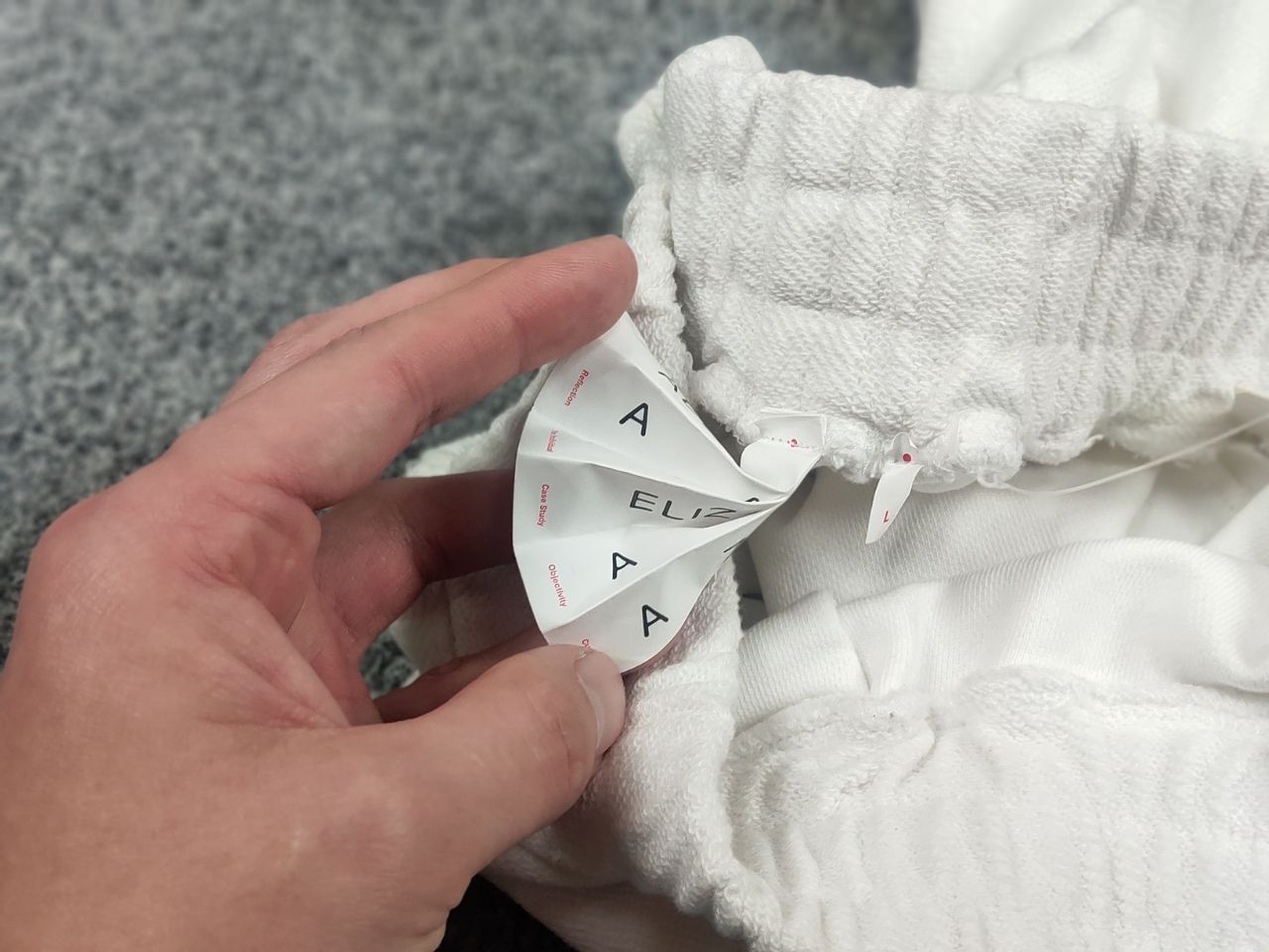 Other AELIZA studio Design unique White Baggy inside out shorts Size US 32 / EU 48 - 13 Thumbnail