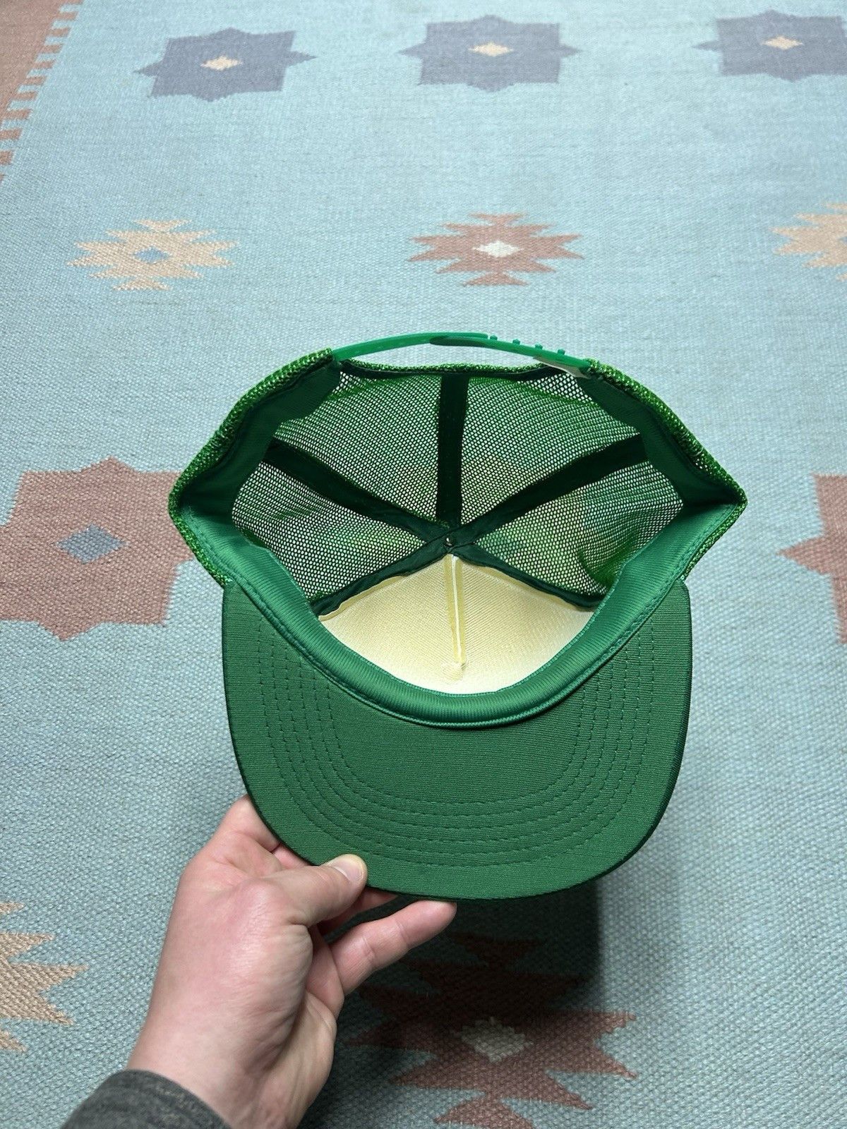 Vintage Vintage trucker hat proud to be Irish clover green white Size ONE SIZE - 6 Thumbnail