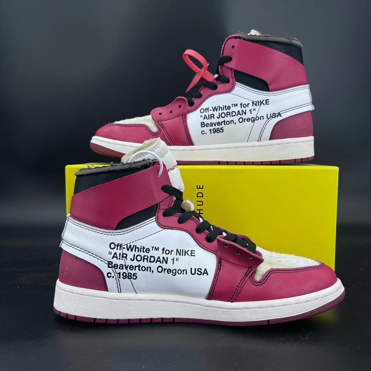 Nike Off-White Air Jordan 1 Chicago 42.5 like new Size US 9.5 / EU 42-43 - 2 Thumbnail