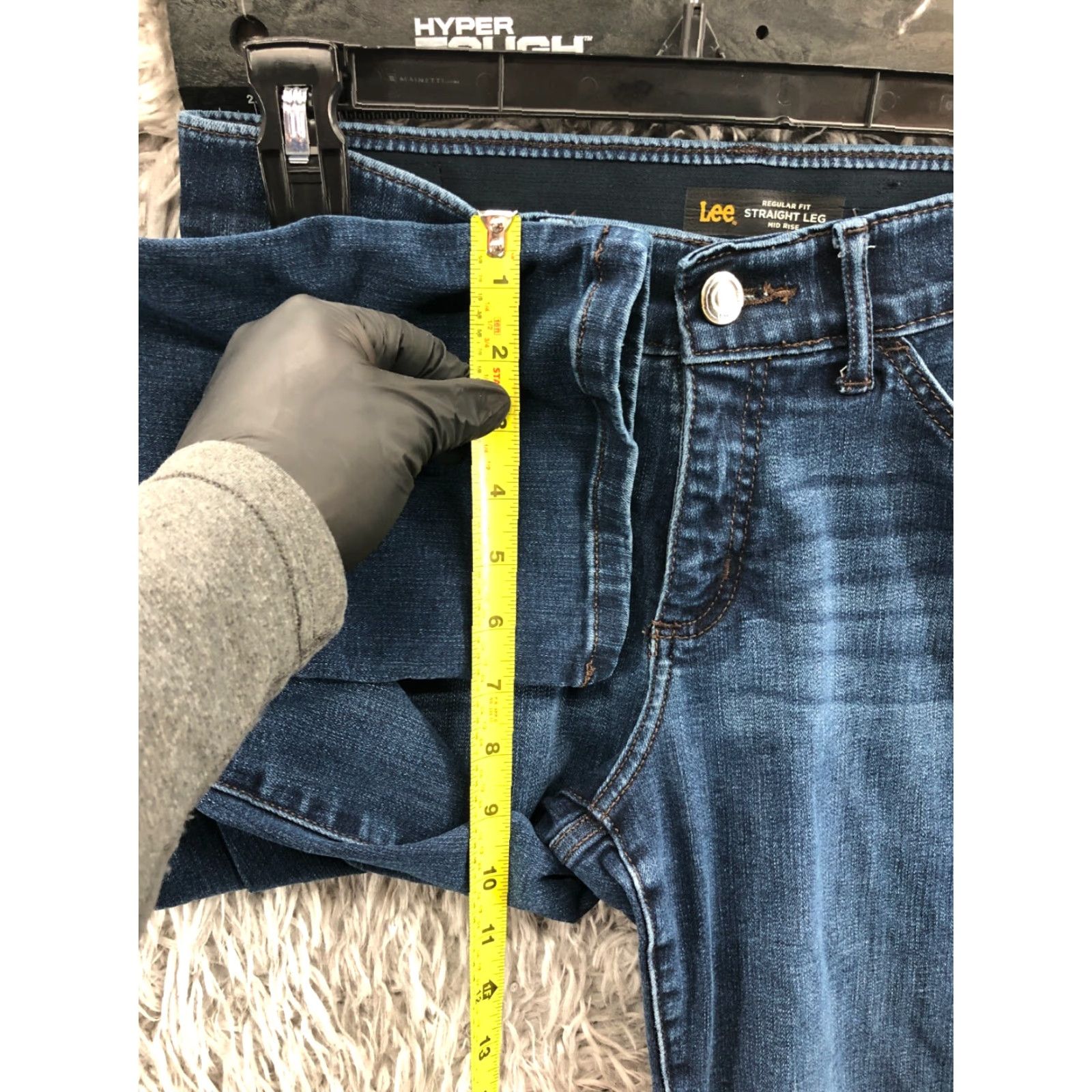 Lee Lee Jeans Regular Straight Womens Size 6 Short Medium Wash Blue Size 28" / US 6 / IT 42 - 4 Thumbnail