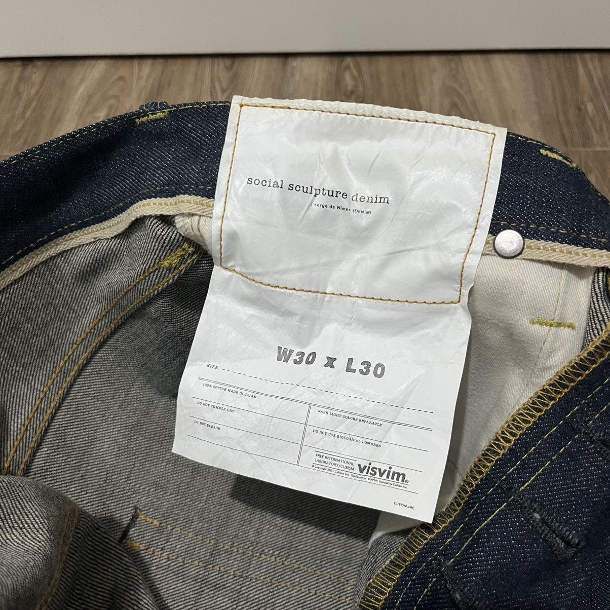 Visvim VISVIM Social Sculpture Selvedge Raw Japanese Denim Size US 31 - 16 Thumbnail
