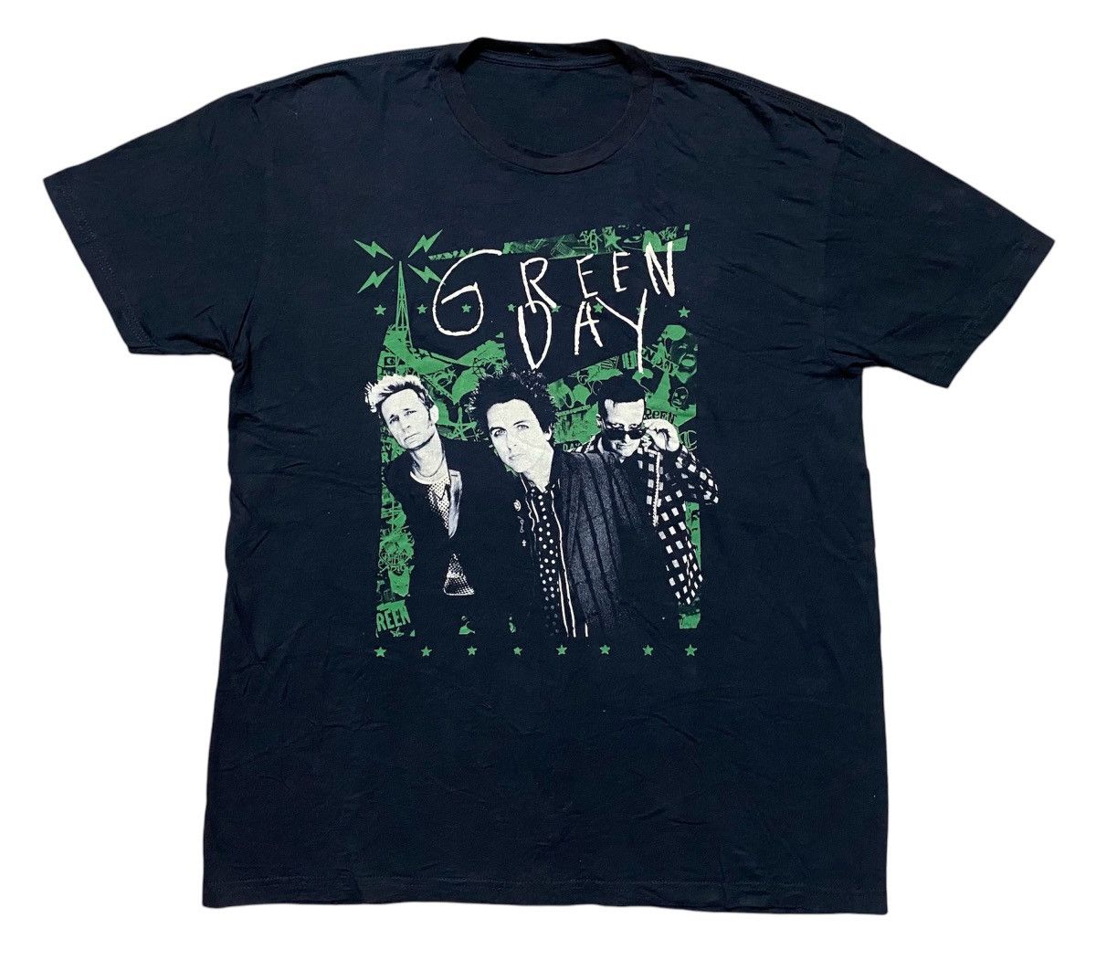 Band Tees × Vintage Vintage Green Day American Rock Band Tees Size US L / EU 52-54 / 3 - 1 Thumbnail