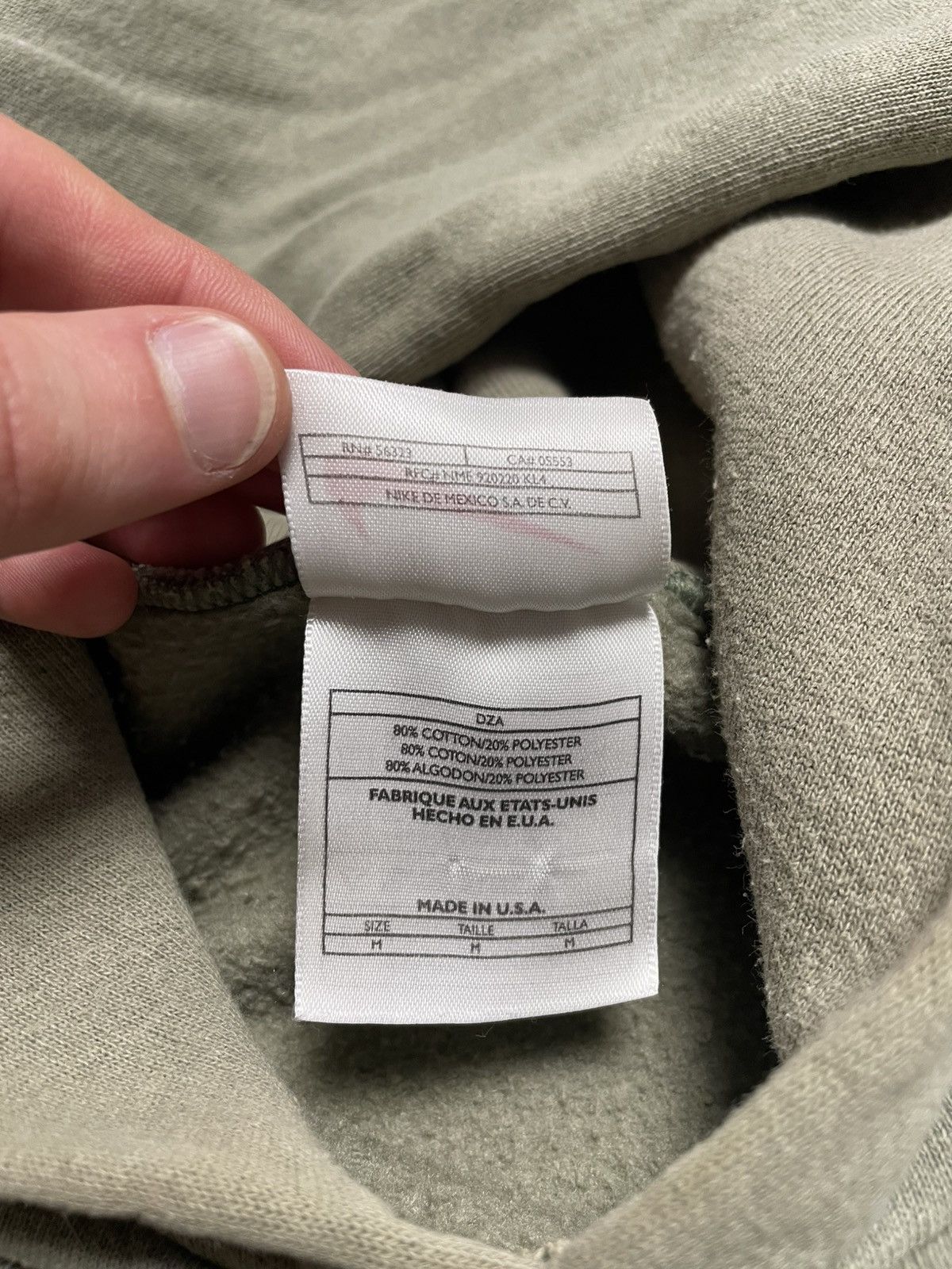 Nike 90s Vintage Nike Center Swoosh Hoodie Made In USA Travis Size US M / EU 48-50 / 2 - 18 Thumbnail