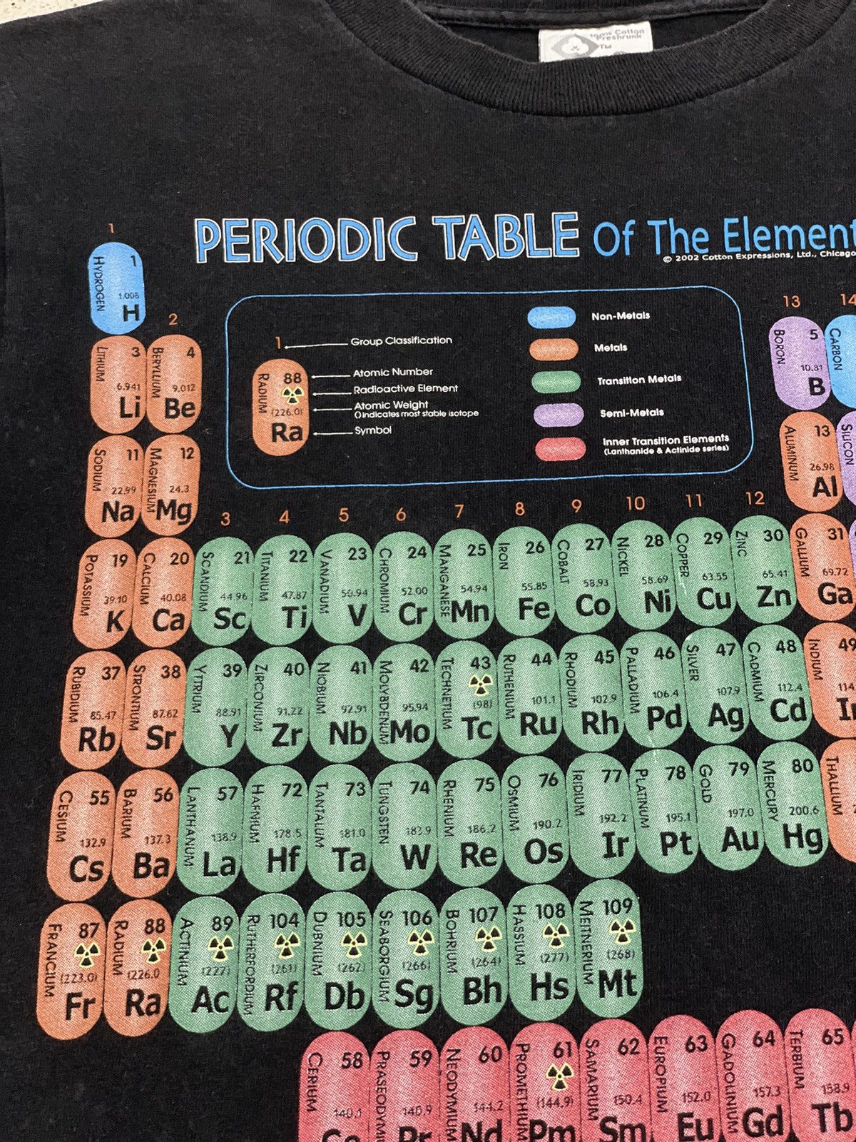 Vintage Periodic Table of The Element Vintage Y2K Chicago Expression Size US S / EU 44-46 / 1 - 8 Thumbnail