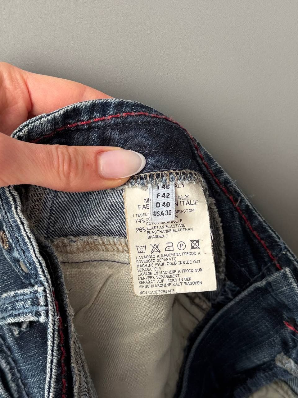 Marithe + Francois Girbaud SICK💥 Marithe Francois Girbaud Distressed Flare Jeans Size 30" / US 8 / IT 44 - 9 Thumbnail