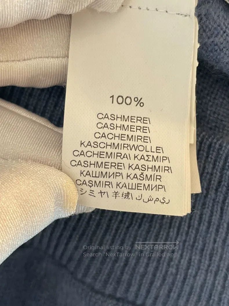 Brunello Cucinelli Brunello Cucinelli Blue Cashmere Zip-Up Hooded Sweater Size M / US 6-8 / IT 42-44 - 7 Thumbnail
