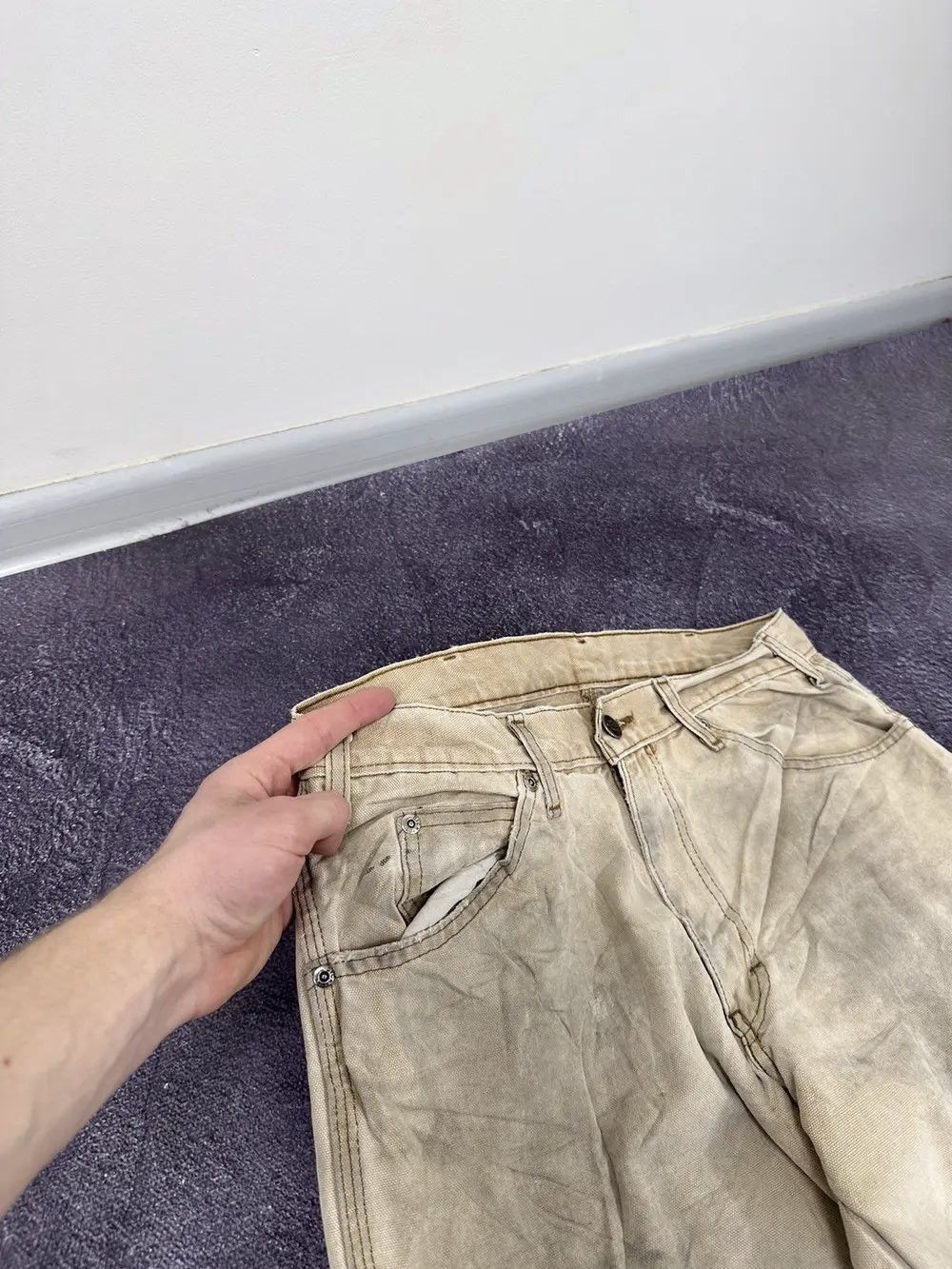 Dickies Vintage Dickies USA Distressed Carpenter Opium Work Pants Size US 32 / EU 48 - 14 Thumbnail