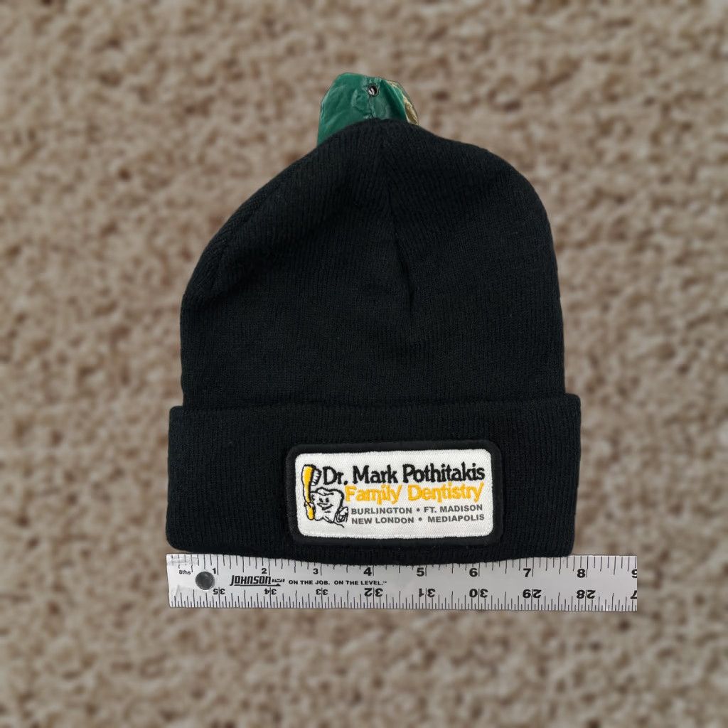 Vintage Legacy92 Pothitakis Mark Dentistry Beanie Toque Adult One Size Black Knit 100% Acrylic Size ONE SIZE - 1 Thumbnail