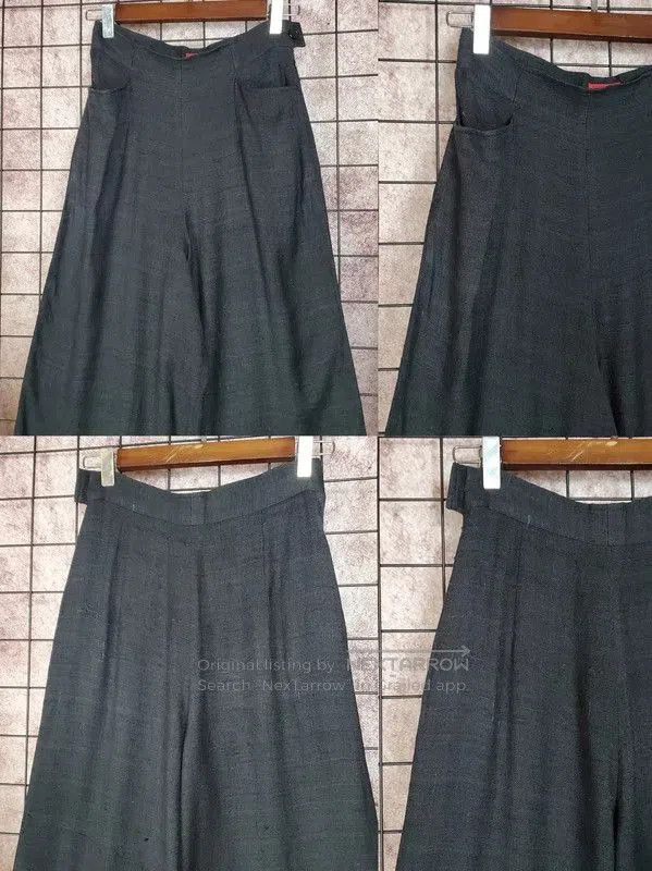 Kenzo KENZO Summer Dark Gray Silk Casual Pants . Size 23" - 2 Thumbnail