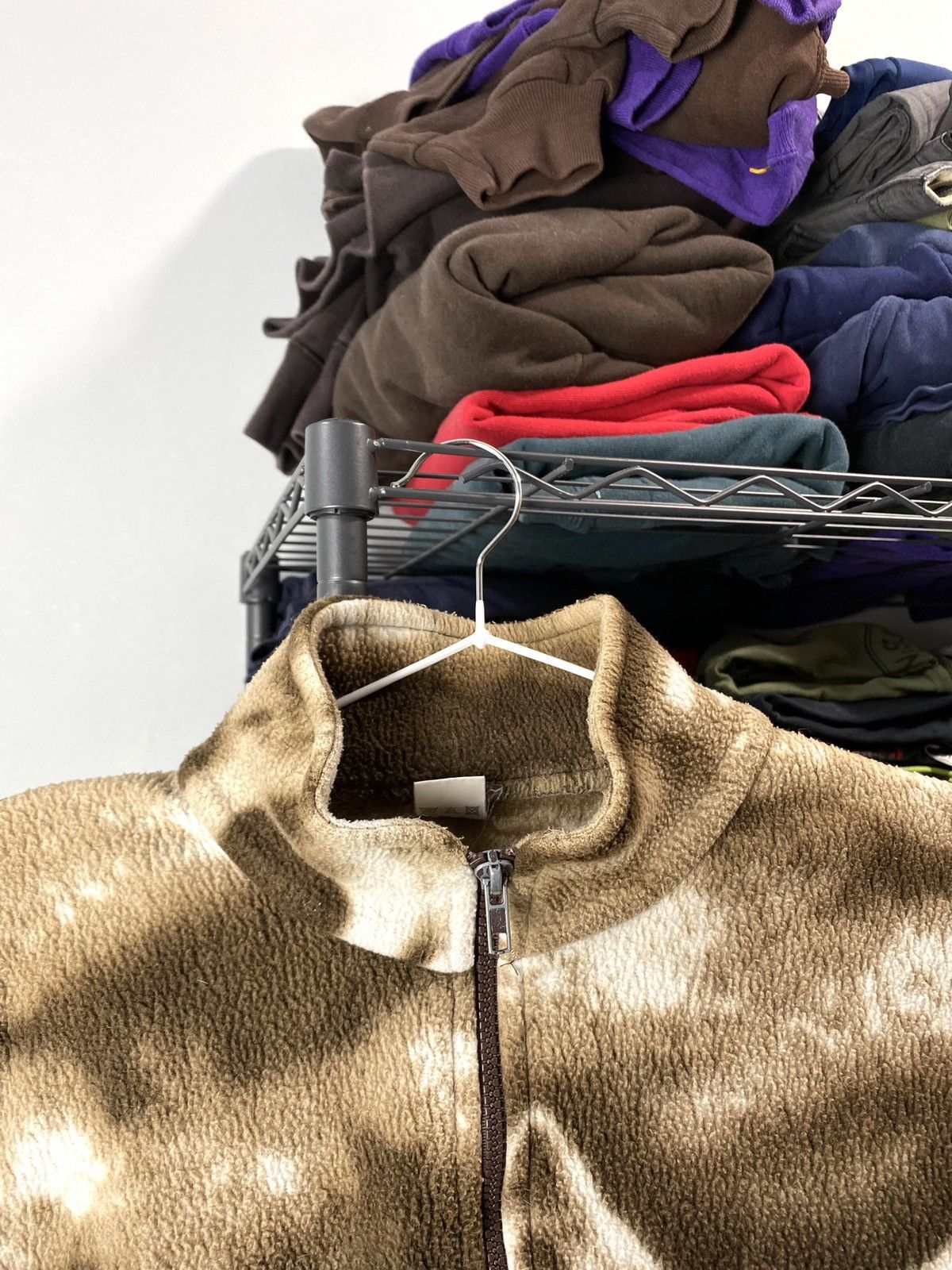 Other 90’s Vintage Wolf Fleece Jacket Vtg Hype Supreme Style Size S / US 4 / IT 40 - 5 Thumbnail