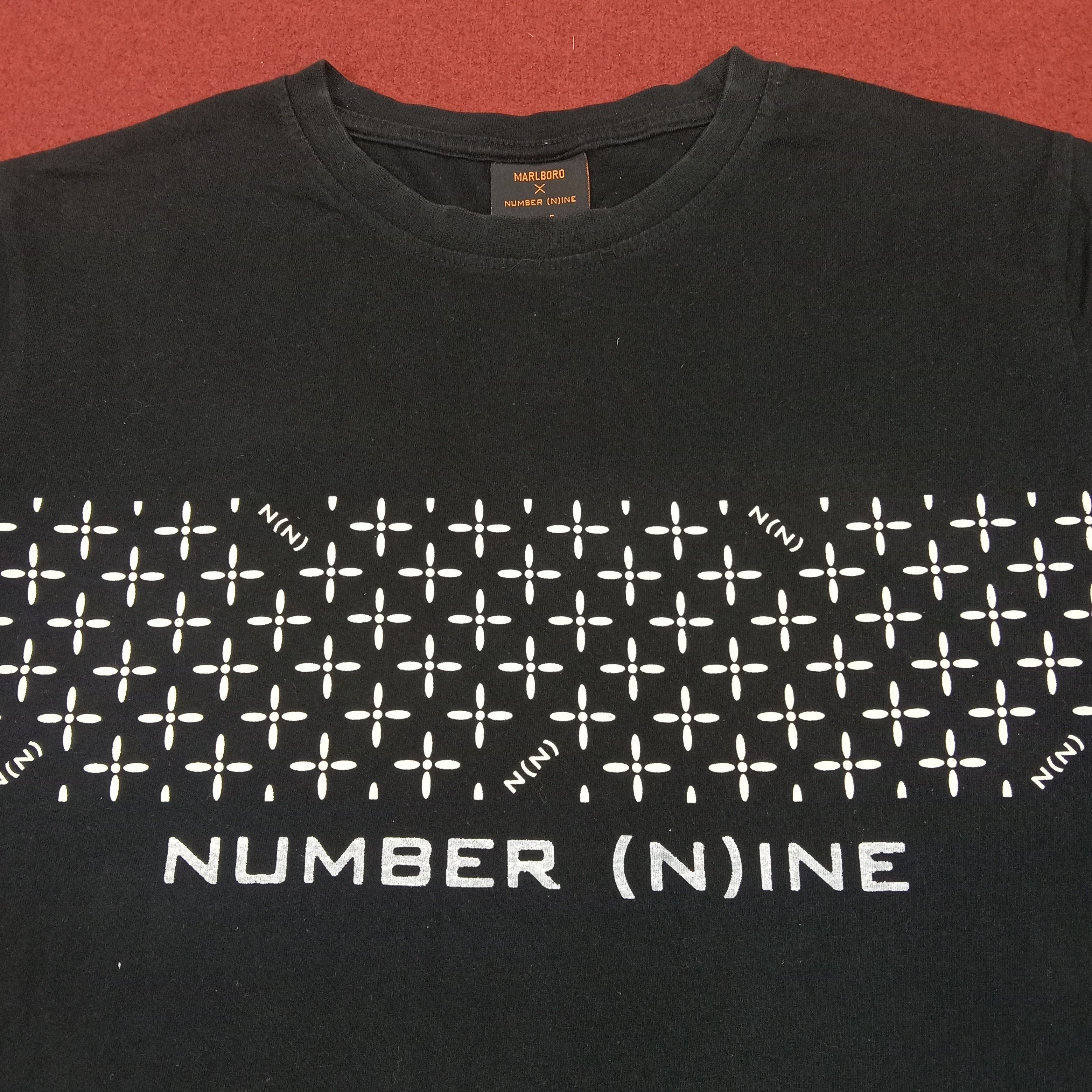 Japanese Brand × Number (N)ine × Vintage Marlboro X Number Nine Tshirt Streetwear Style Custom Art Size US L / EU 52-54 / 3 - 7 Thumbnail