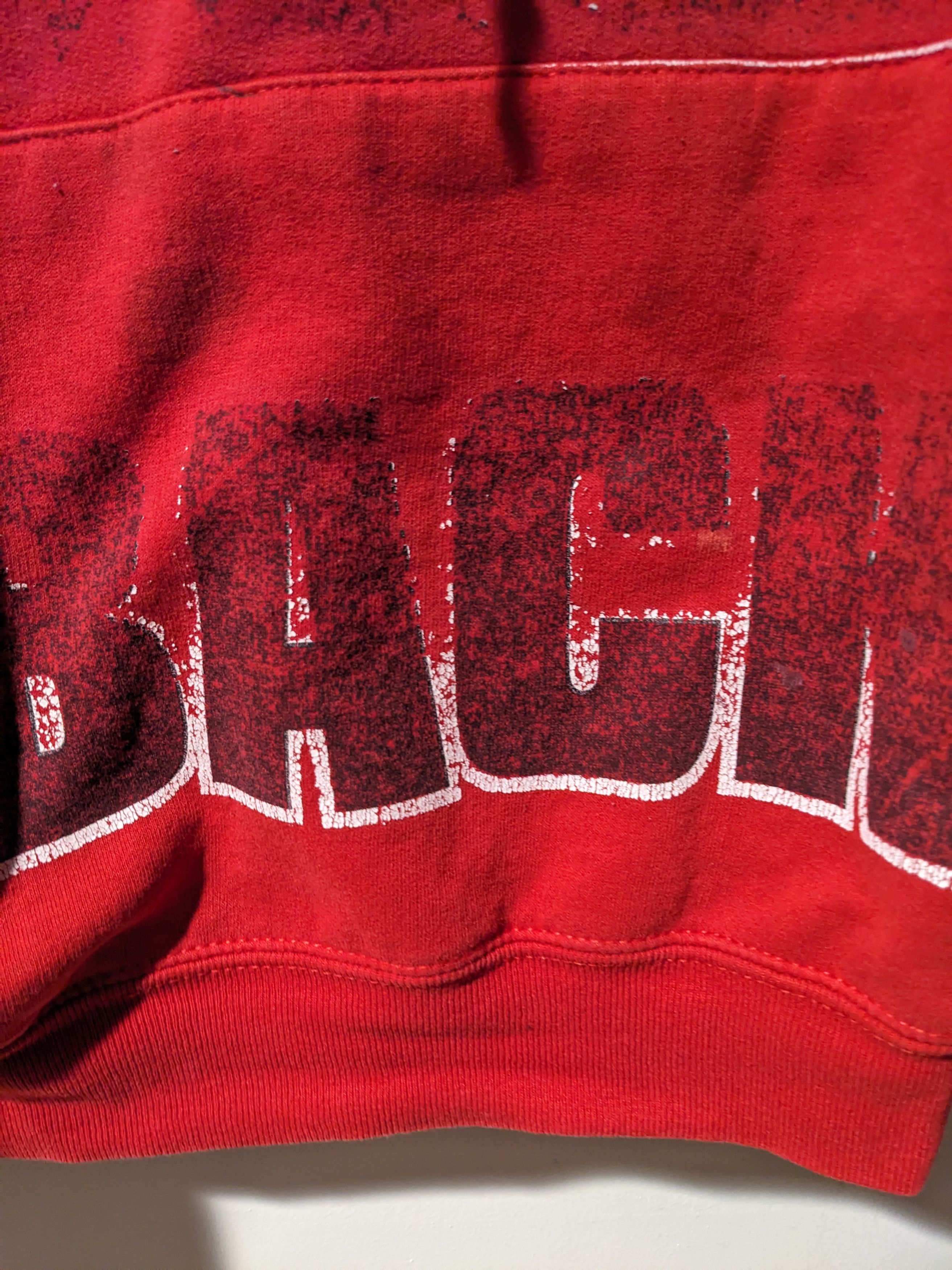 Lil Wayne × Vintage Vintage Y2K Lil Wayne Weezy Rap Music Red X-Large Hoodie Size US XL / EU 56 / 4 - 3 Thumbnail