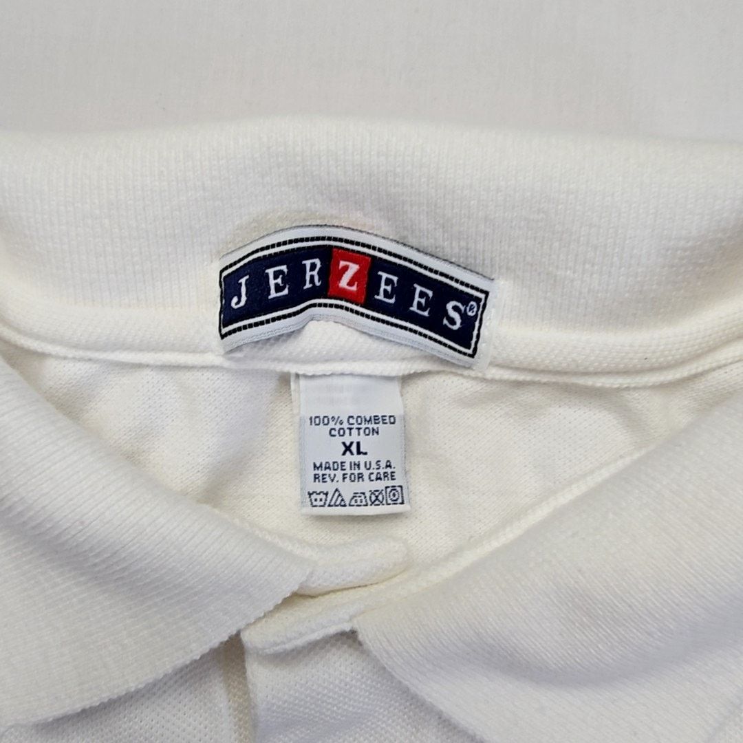 Jerzees Vintage Chevron Polo Shirt Pascagoula 1998 XL VTG 90s Size US XL / EU 56 / 4 - 8 Thumbnail