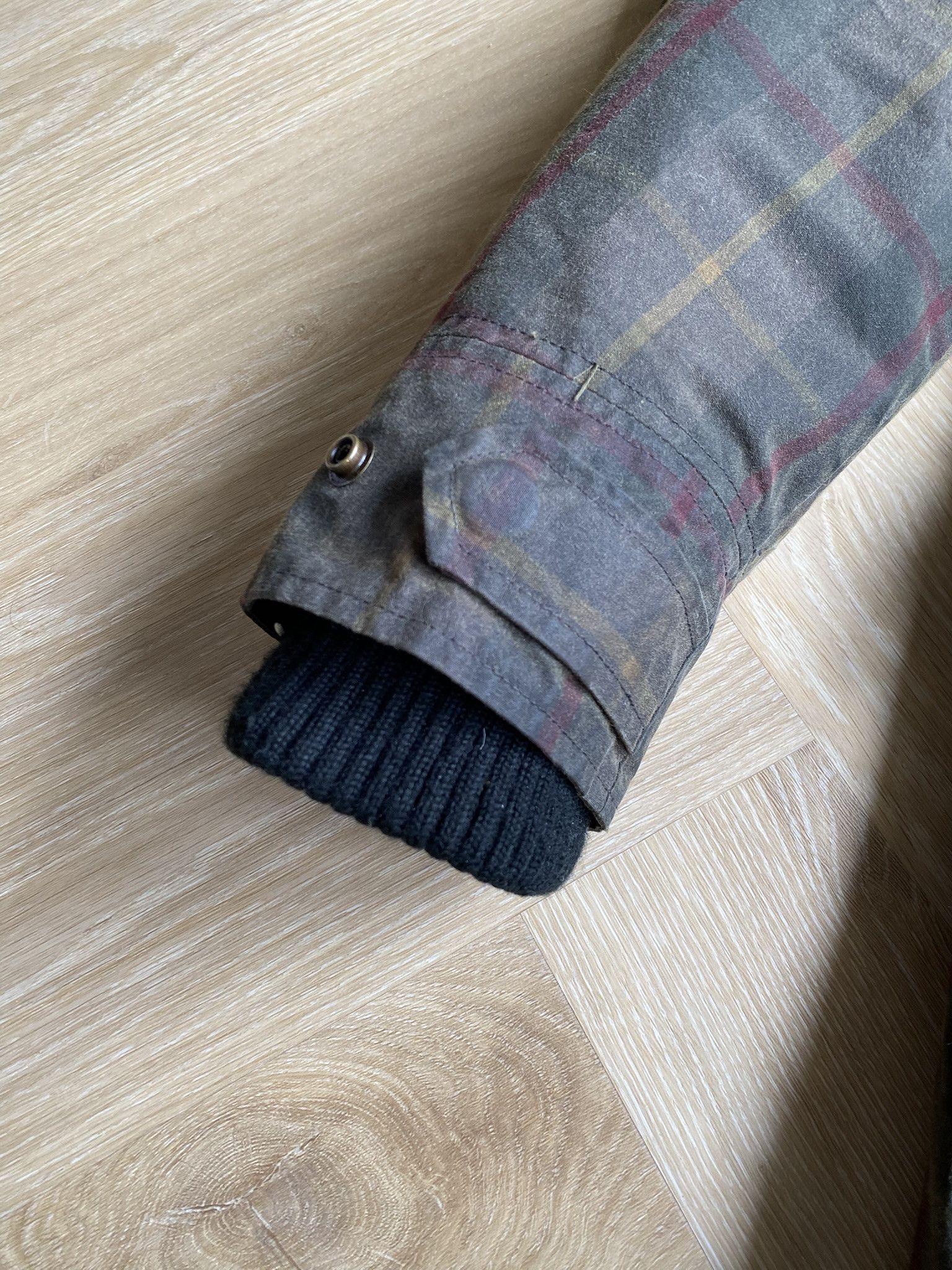 NN07 Waxed Check Coat - British Millerain Fabric Size US XL / EU 56 / 4 - 7 Thumbnail
