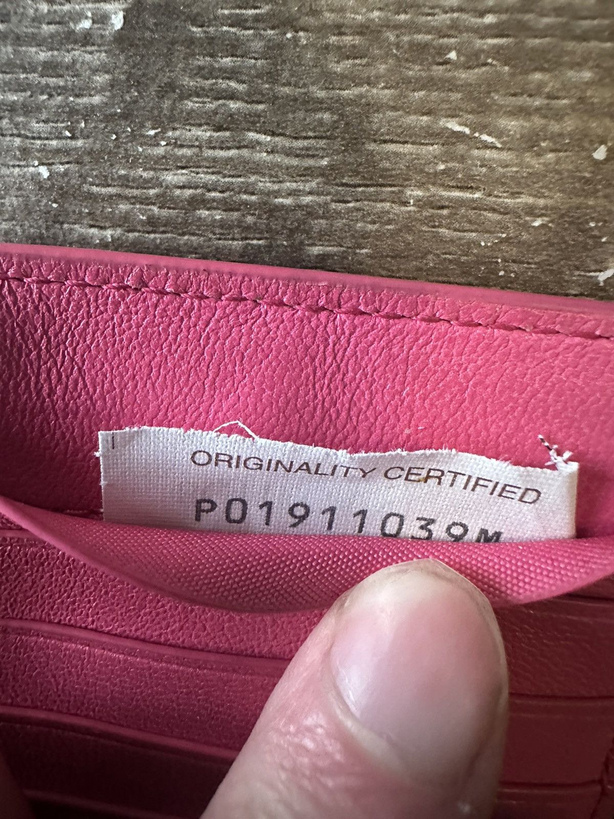 Bottega Veneta Bottega Veneta Pink Card Case With Zipper USED Size ONE SIZE - 4 Thumbnail