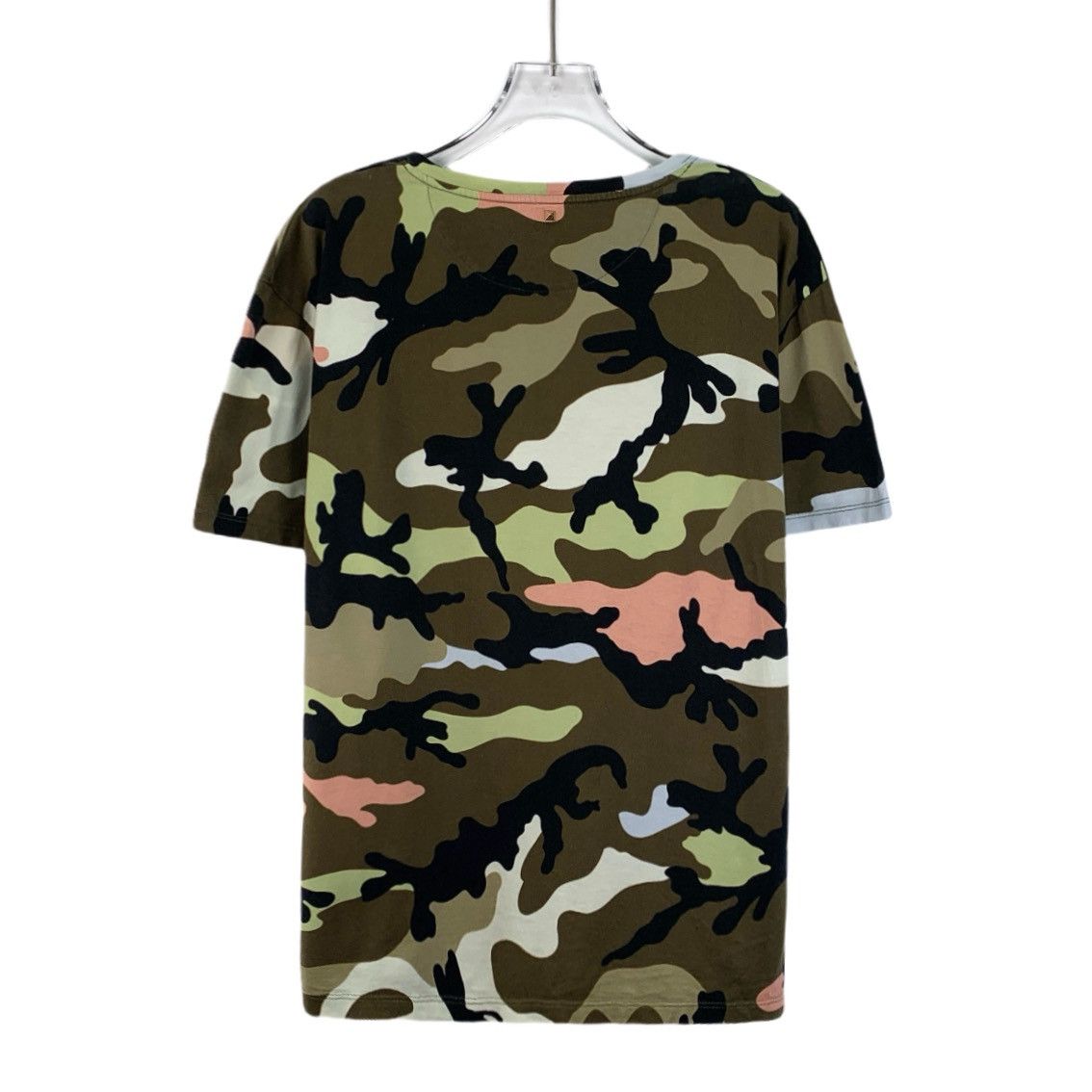 Valentino Valentino Army Green Camouflage Short Sleeve T-Shirt K26WX Size M / US 6-8 / IT 42-44 - 2 Thumbnail