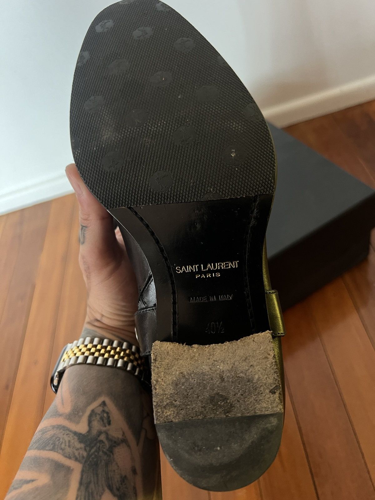 Saint Laurent Paris Harness Boots Size US 7.5 / EU 40-41 - 3 Thumbnail