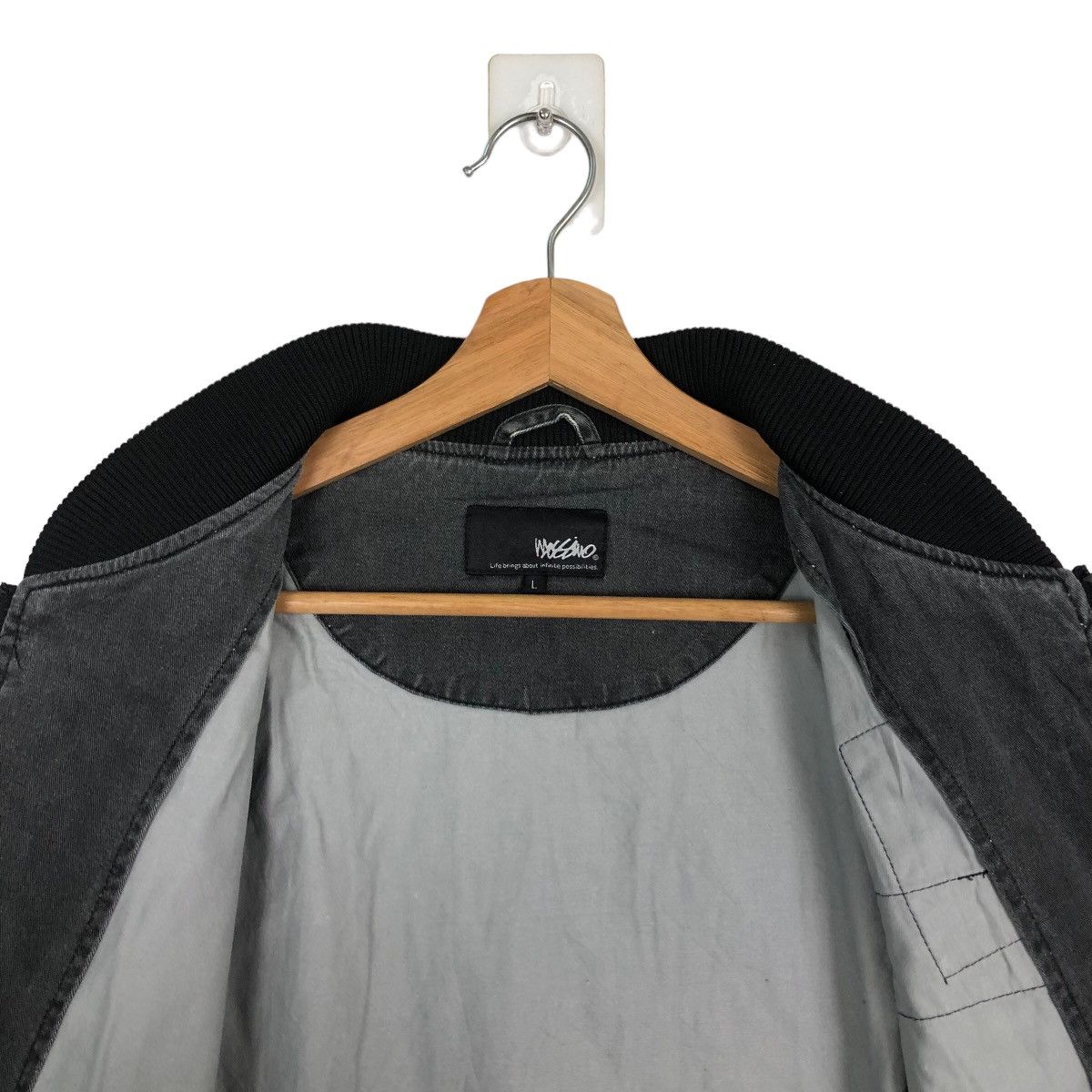 Japanese Brand VINTAGE RIOT RIOT BOMBER JACKET MILITARY MOSSIMO Size US L / EU 52-54 / 3 - 10 Thumbnail