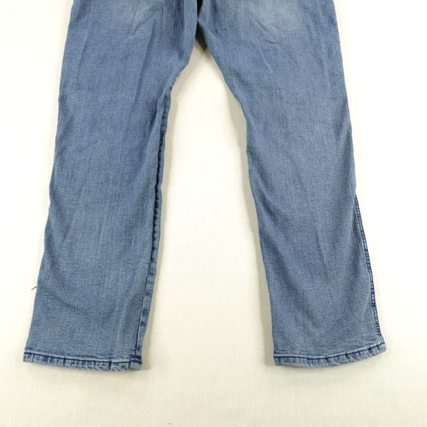 Trippen VINTAGE Tripp NYC Jeans Womens 18 Slim Fit Distressed Denim Goth Punk Cotton Blend Blue 2000s Size 35" - 6 Thumbnail