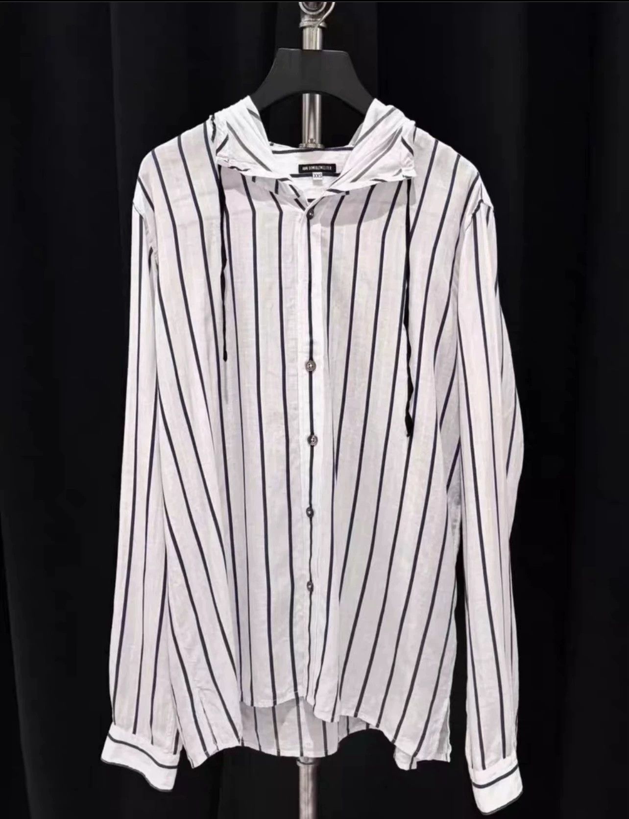 Ann Demeulemeester Ann Demeulemeester, Auntie's 14SS Striped Shirt Size US XXS / EU 40 - 1 Thumbnail