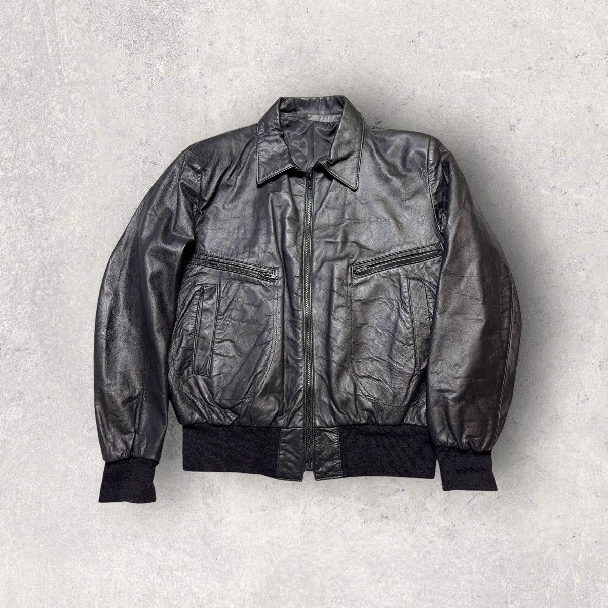 Vintage Vintage Great Things leather jacket Size US L / EU 52-54 / 3 - 1 Thumbnail