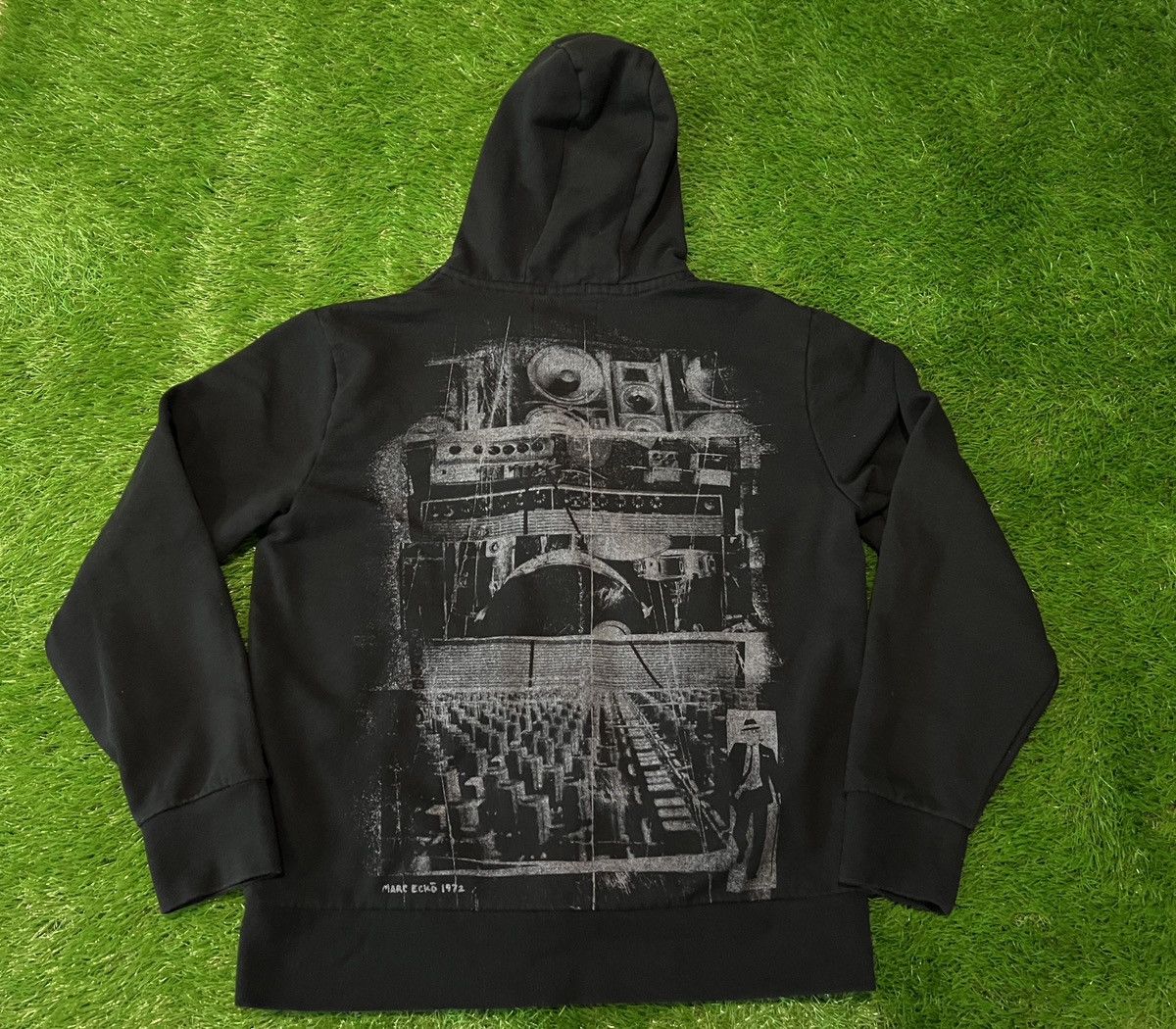 Marc Ecko Vtg Y2K Marc Ecko Cut & Sew Zip Hoodie Sex Drugs Rock Roll Size US L / EU 52-54 / 3 - 5 Thumbnail