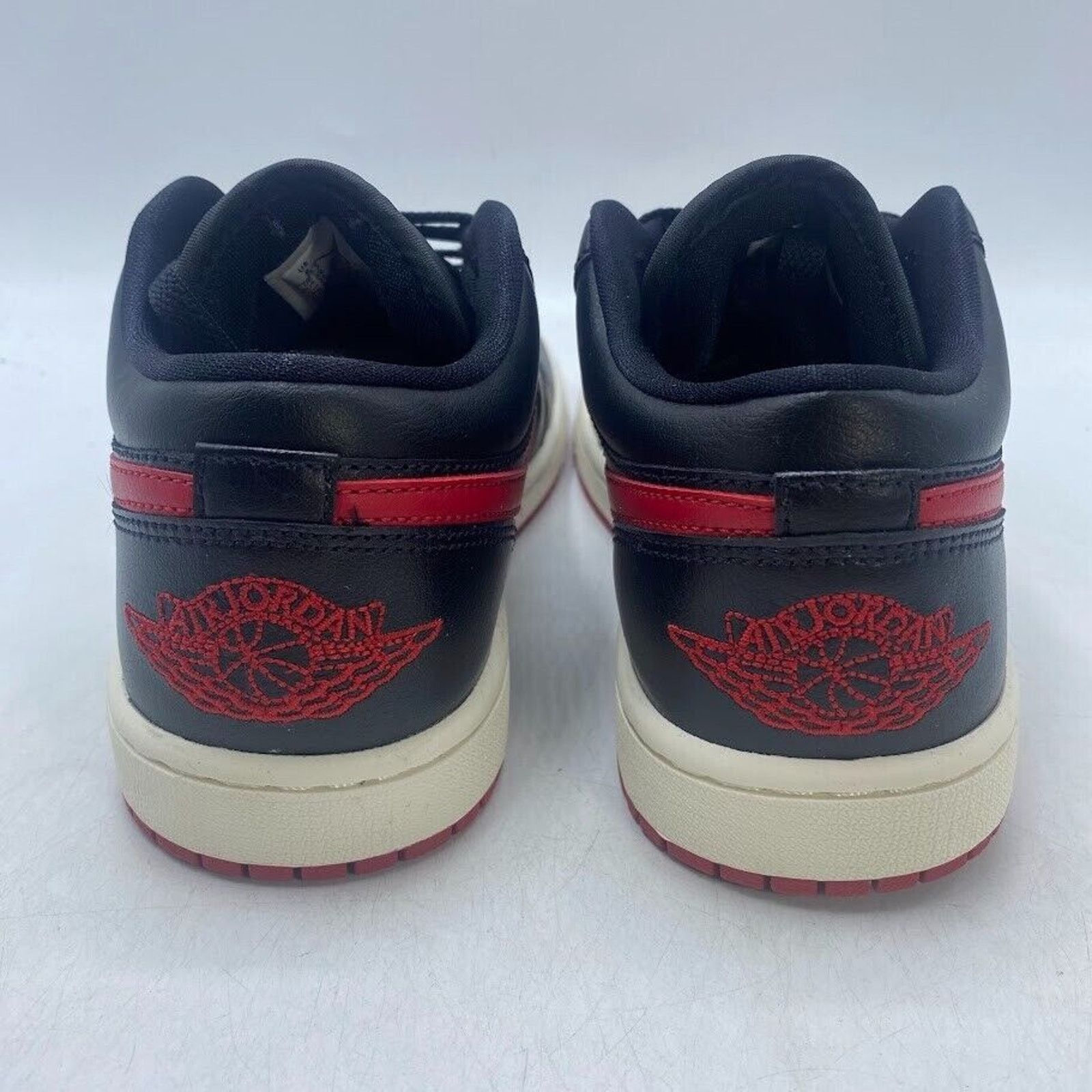Nike New Nike Jordan 1 Low Bred Sail Black Red DC0774-061 SZ 8W Size US 8 / IT 38 - 5 Thumbnail