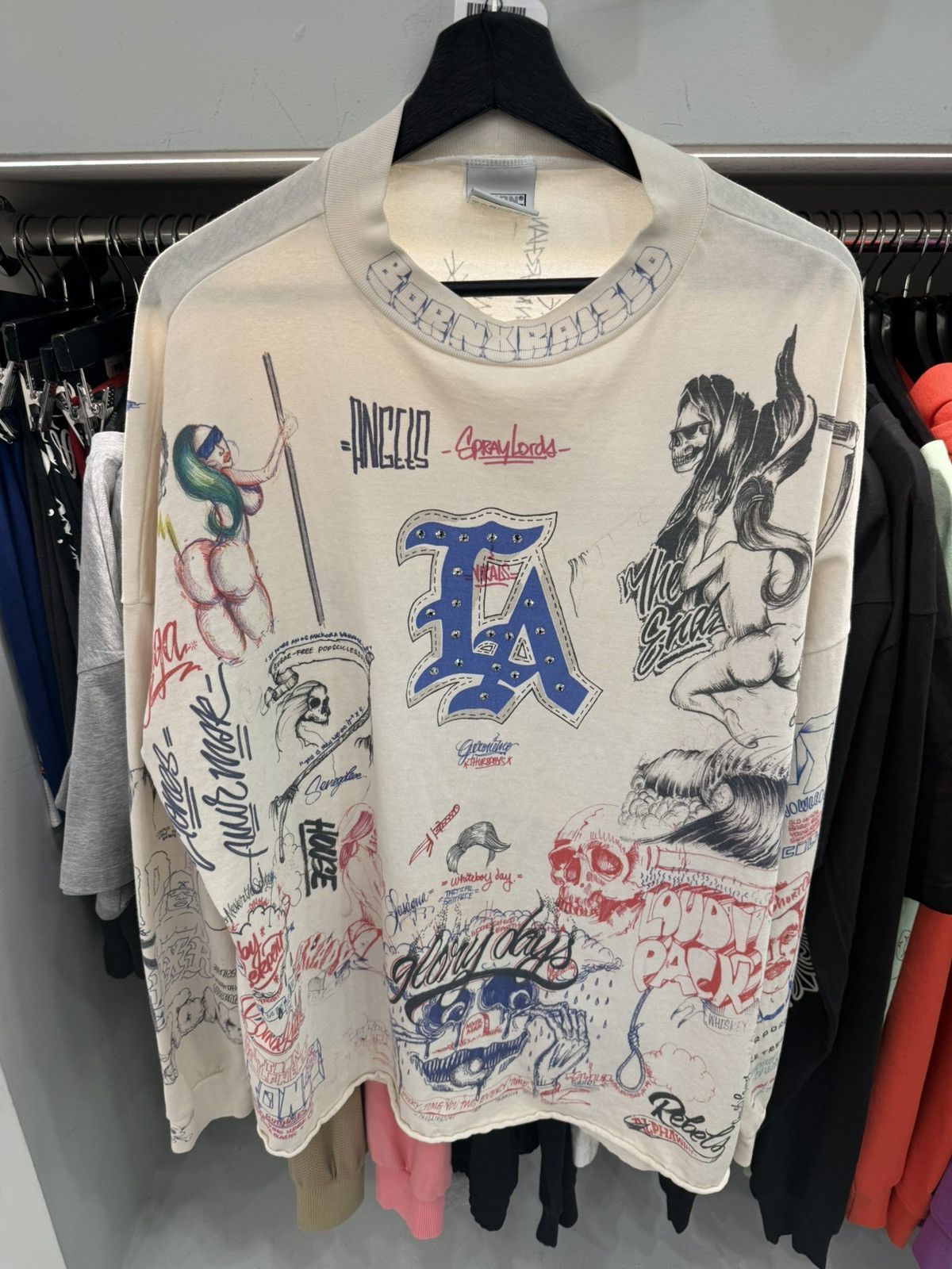 Saint Michael Saint Born & Raised Longsleeve Size US L / EU 52-54 / 3 - 1 Thumbnail