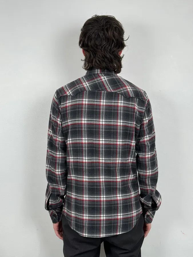 Dolce & Gabbana 2000s Dolce & Gabbana Grey & Red Checkered Shirt Size US M / EU 48-50 / 2 - 3 Thumbnail
