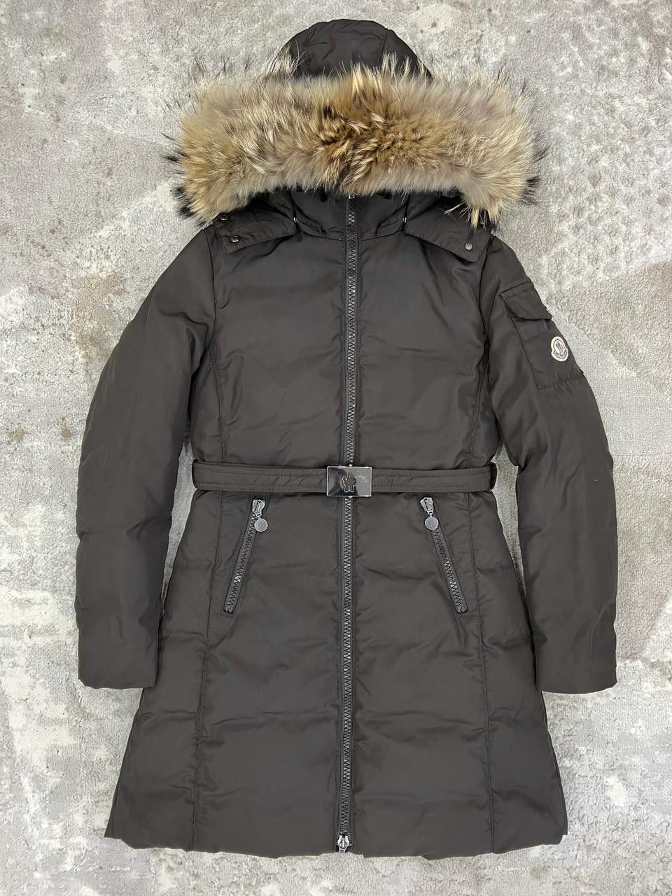 Moncler vintage long belted jacket