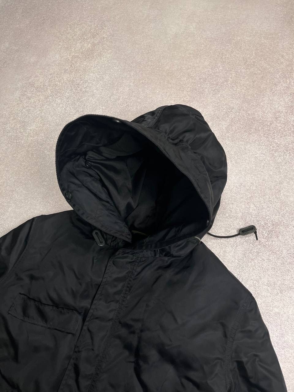 MR & MRS ITALY Vintage Mr & Mrs Italy Black Hooded Black Jacket Y2K S Size S / US 4 / IT 40 - 6 Thumbnail