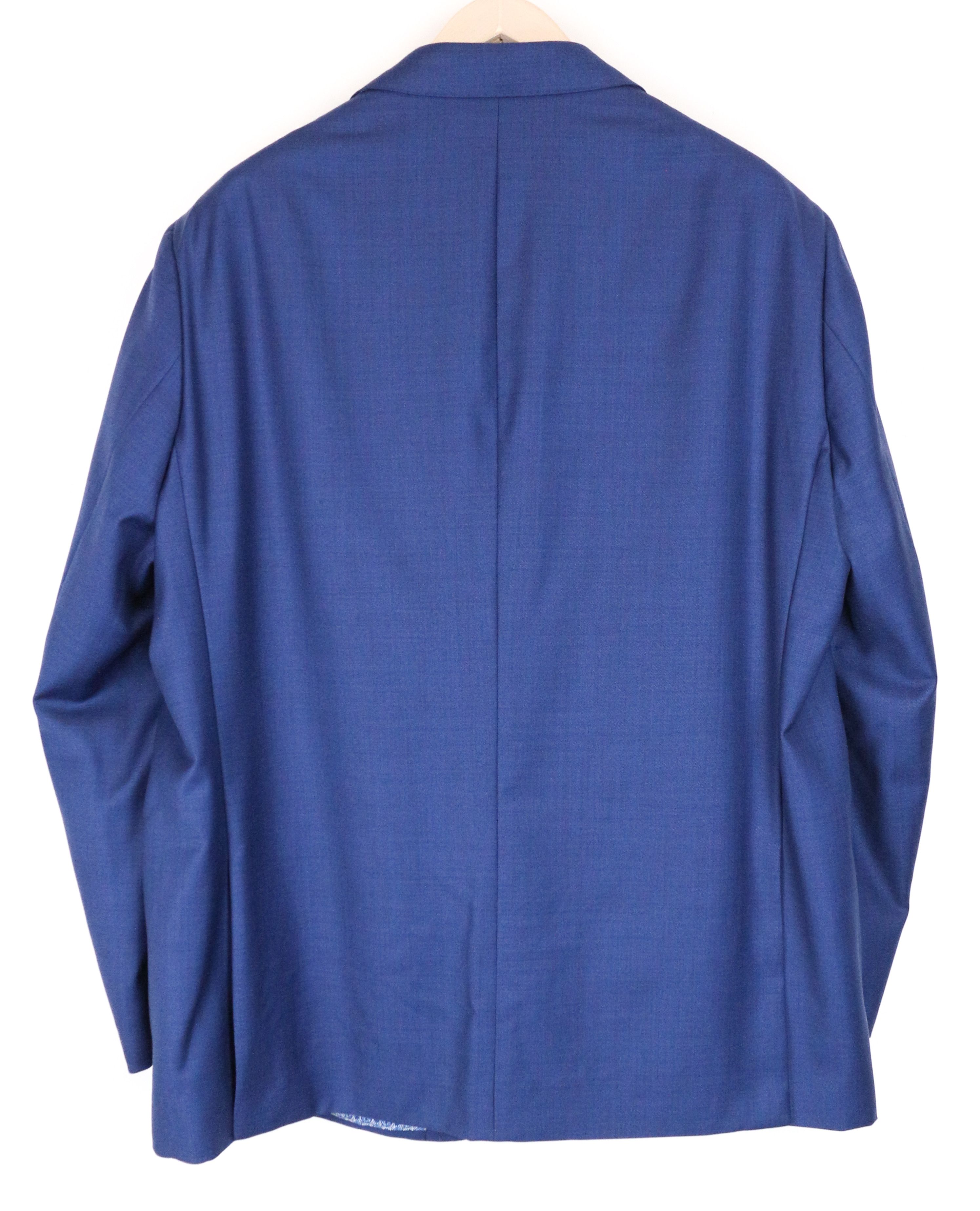 Suitsupply LAZIO UK52S Blue Wool Lined Single-Breasted Blazer 60970 Size 52S - 2 Thumbnail