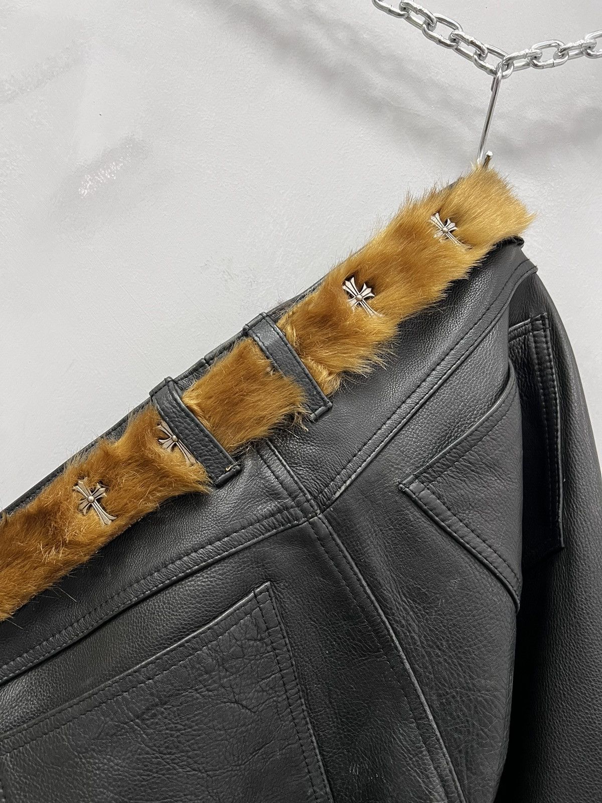 Hysteric Glamour × If Six Was Nine VINTAGE AVANT-GARDE GOTHIC LEATHER BELT RICK OWENS STYLE Size ONE SIZE - 7 Thumbnail