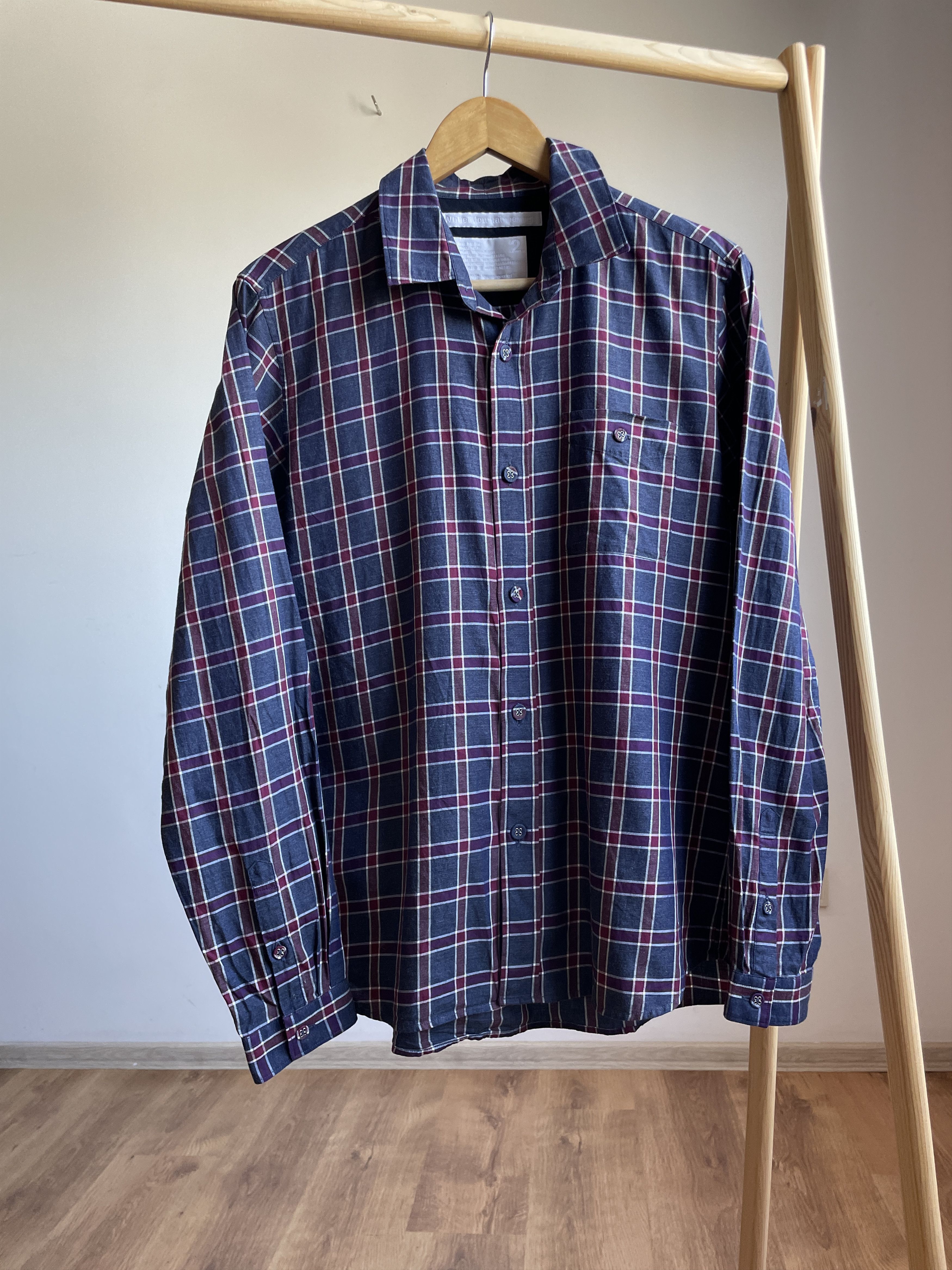White Mountaineering White Mountaineering Plaid Shirt Size 2 Size US M / EU 48-50 / 2 - 1 Thumbnail