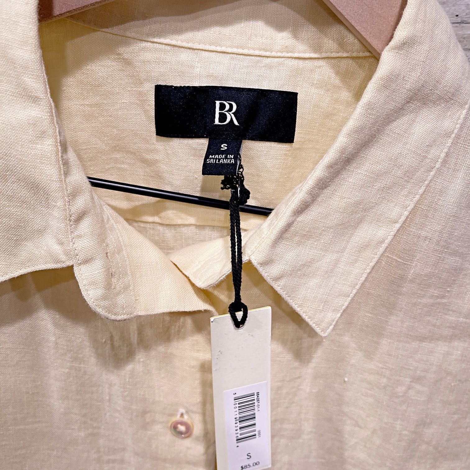Banana Republic BANANA REPUBLIC Boxy Linen Shirt Yellow Womems Small Size S / US 4 / IT 40 - 6 Thumbnail
