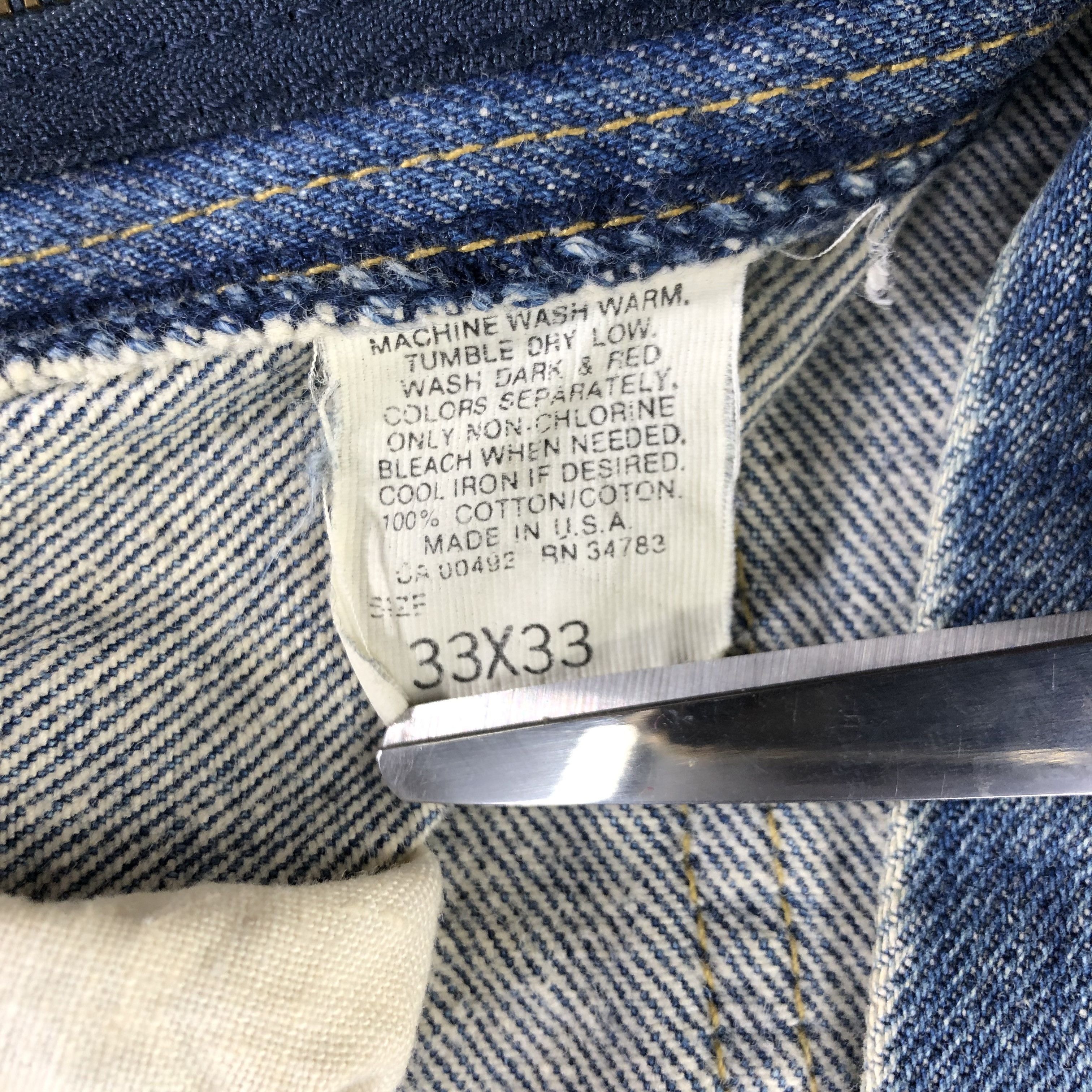 Lee × Vintage Vintage Blue Wash Lee Jeans-JM3251 Size US 32 / EU 48 - 8 Thumbnail
