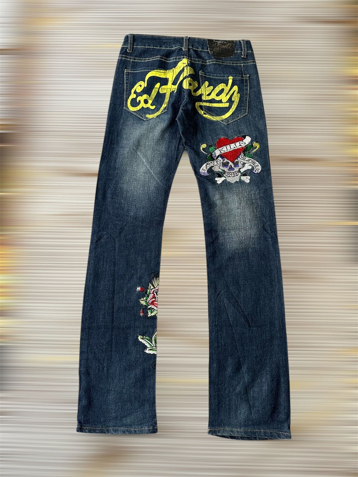 Ed Hardy Ed Hardy By Christian Audigier Low Rise Jeans Size US 29 - 1 Thumbnail