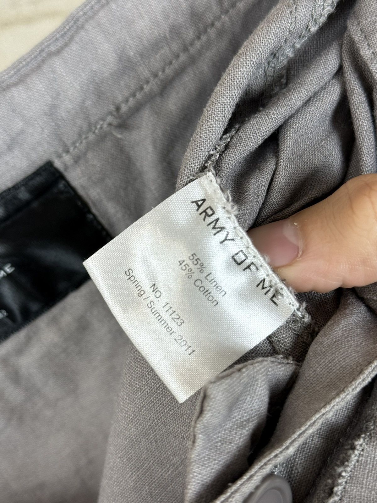 Army Of Me Army of Me SS11 Gray Dropped Crotch Avant Garde Pant Size US 32 / EU 48 - 13 Thumbnail