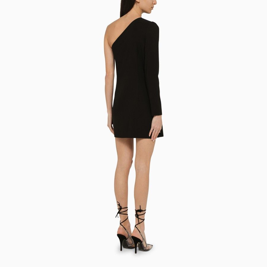 Dsquared2 o1d2blof0824 Short Shoulder Dress in Black Size XS / US 0-2 / IT 36-38 - 3 Thumbnail