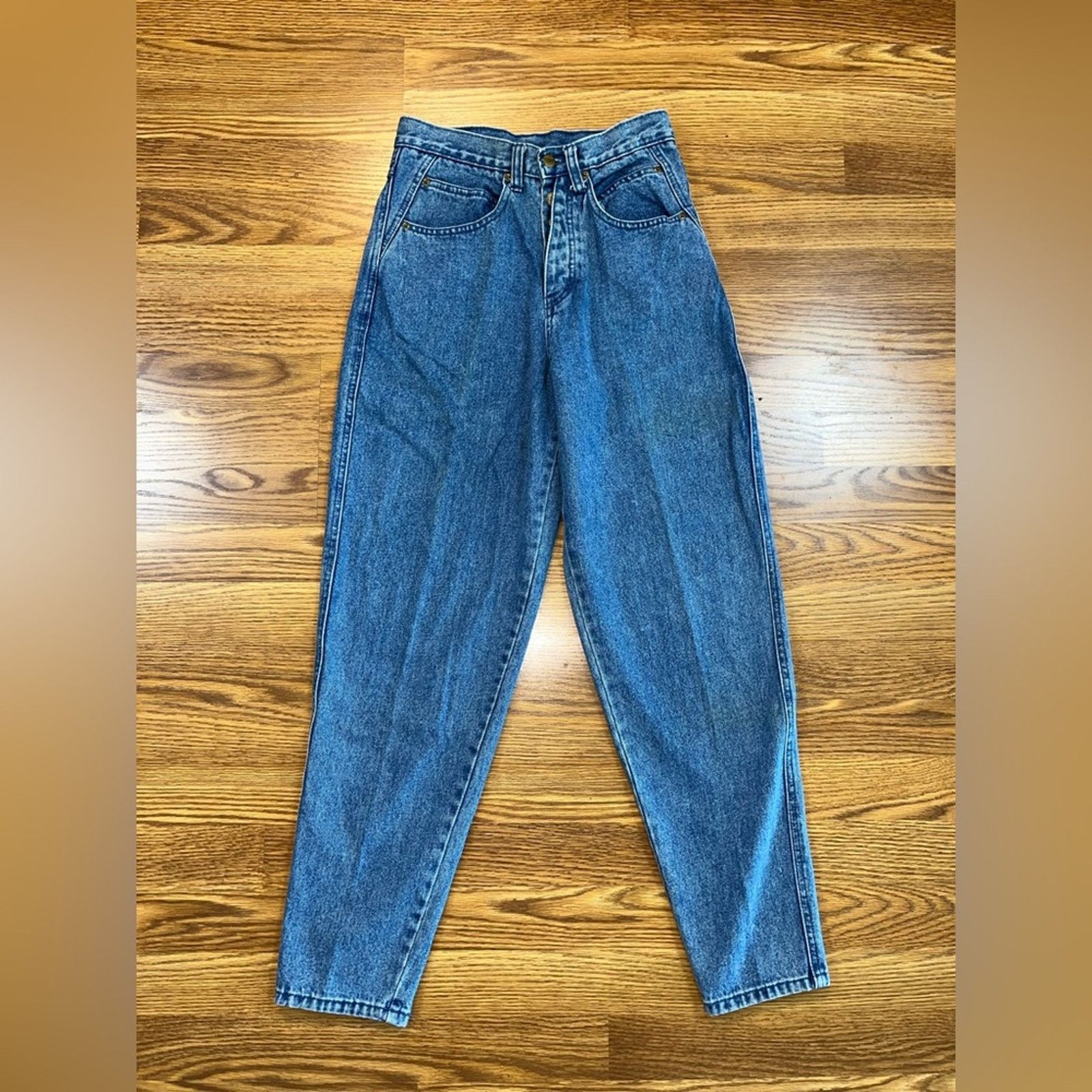 Vintage Cool Vintage 1980s Stefano High Waist Tapered Leg Jeans! Size 30" / US 8 / IT 44 - 2 Thumbnail