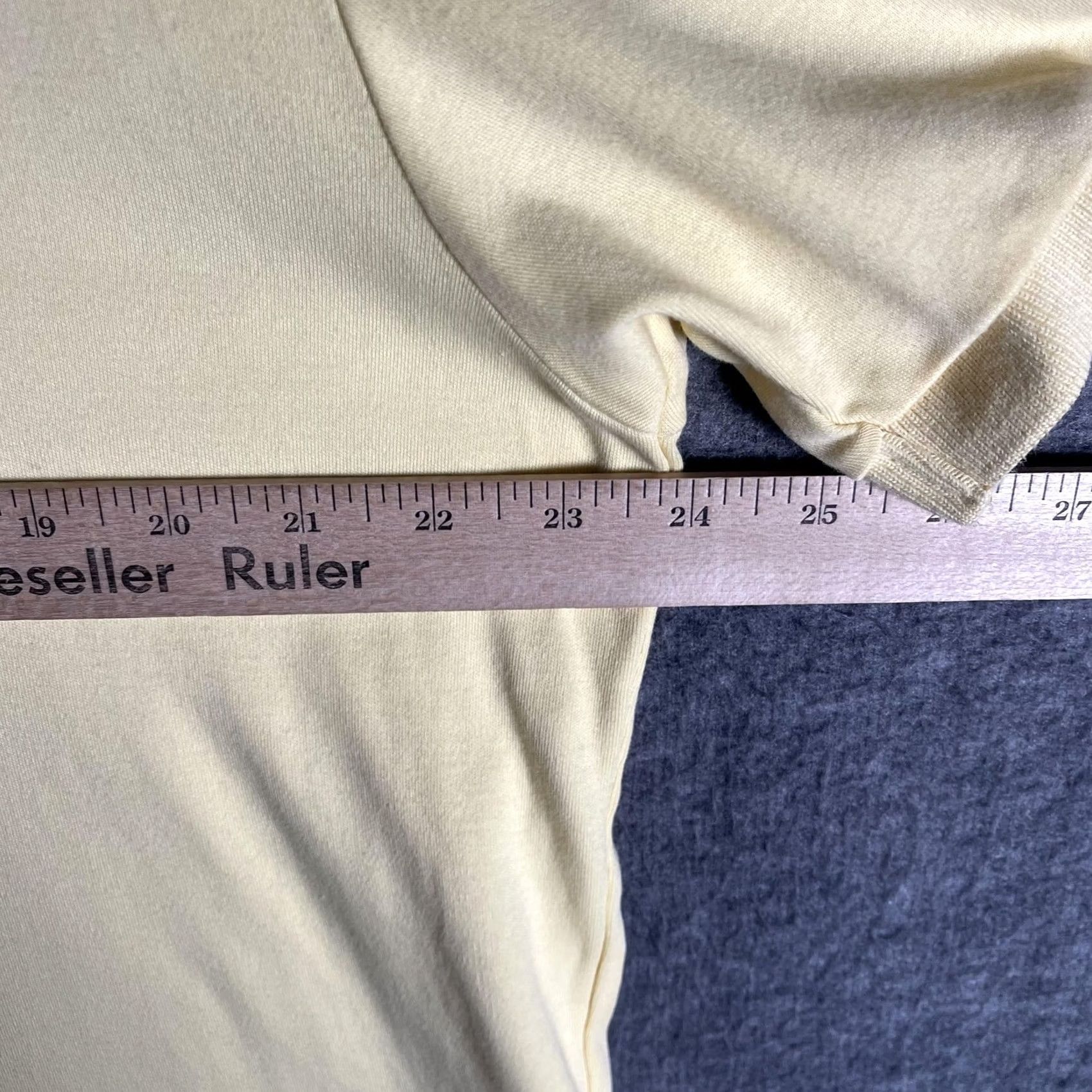 Polo Ralph Lauren Polo by Ralph Lauren Polo Shirt Mens Large Yellow Short Sleeve Cotton Pony Logo Button V-neck? Size US L / EU 52-54 / 3 - 6 Thumbnail