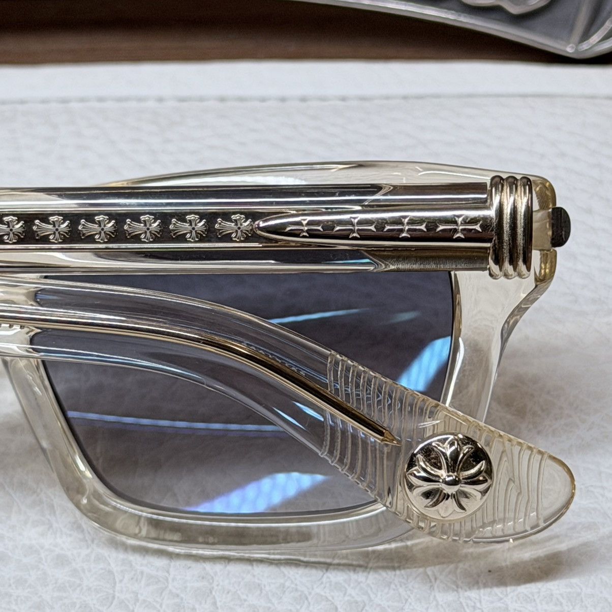Chrome Hearts Chrome Hearts TRYPOLEAGAIN Glasses Size ONE SIZE - 3 Thumbnail