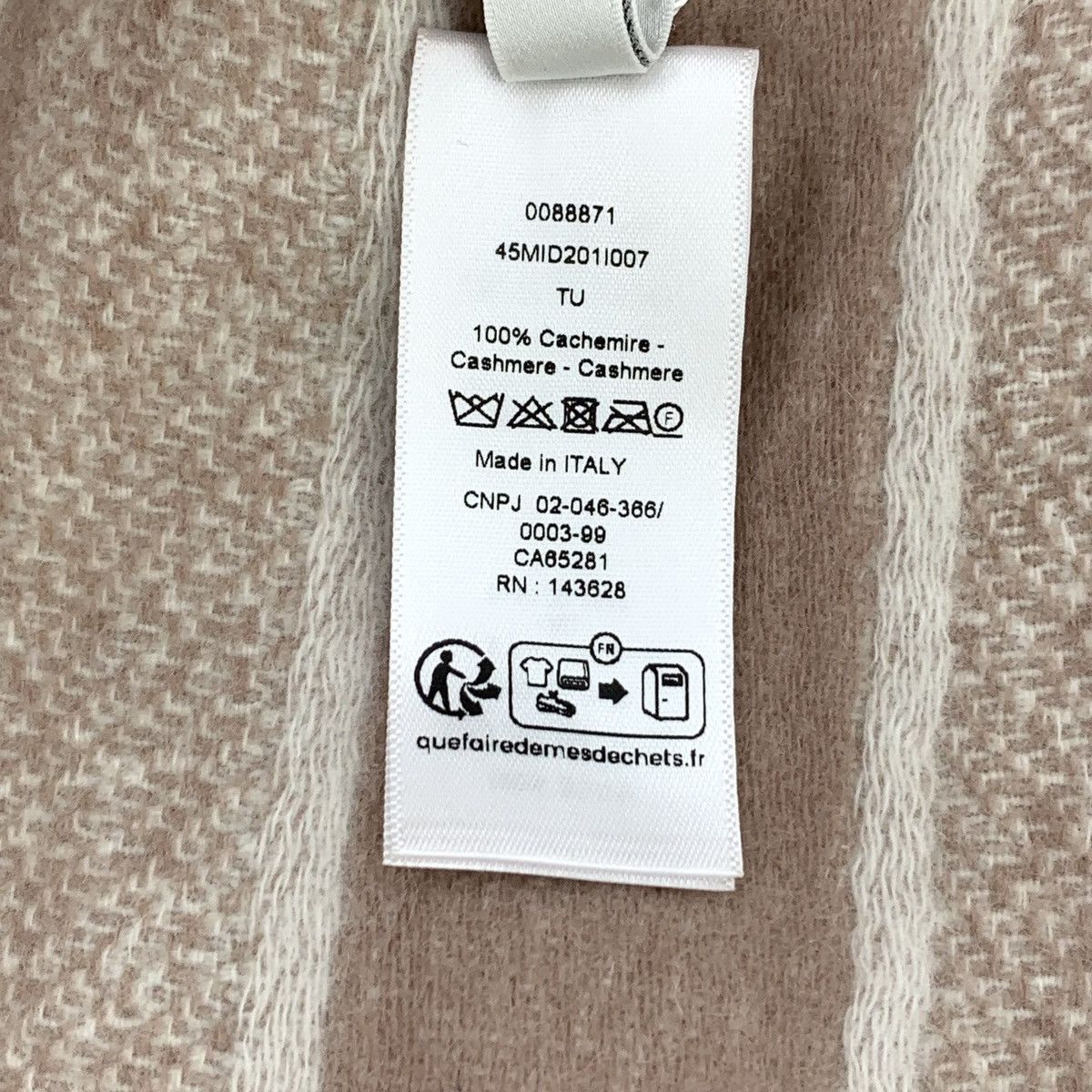 Dior Dior color blocking logo letters full print cashmere scarf Size ONE SIZE - 9 Thumbnail