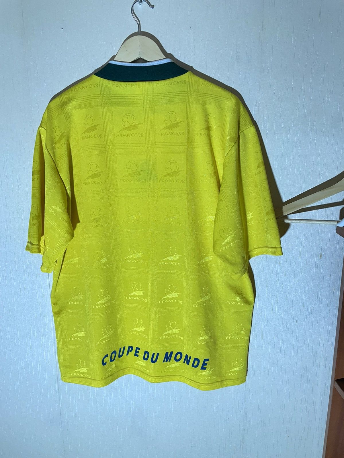 Vintage France 1998 Coupe du Monde vintage jersey Size US L / EU 52-54 / 3 - 2 Thumbnail